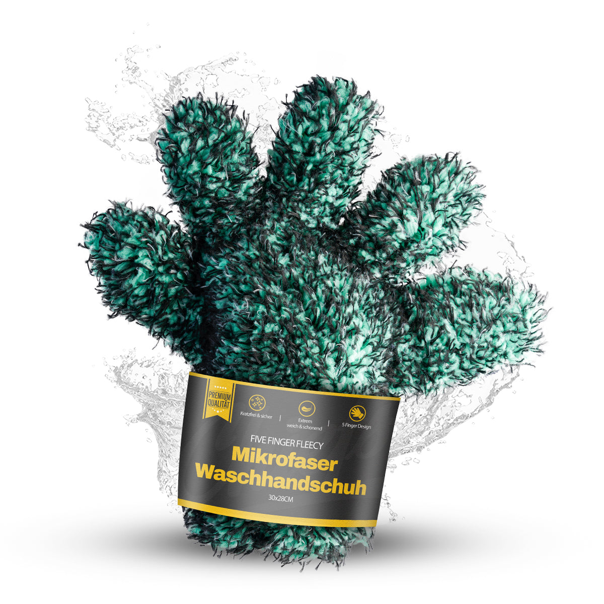 FIVE FINGER FLEECY - MIKROFASER WASCHHANDSCHUH