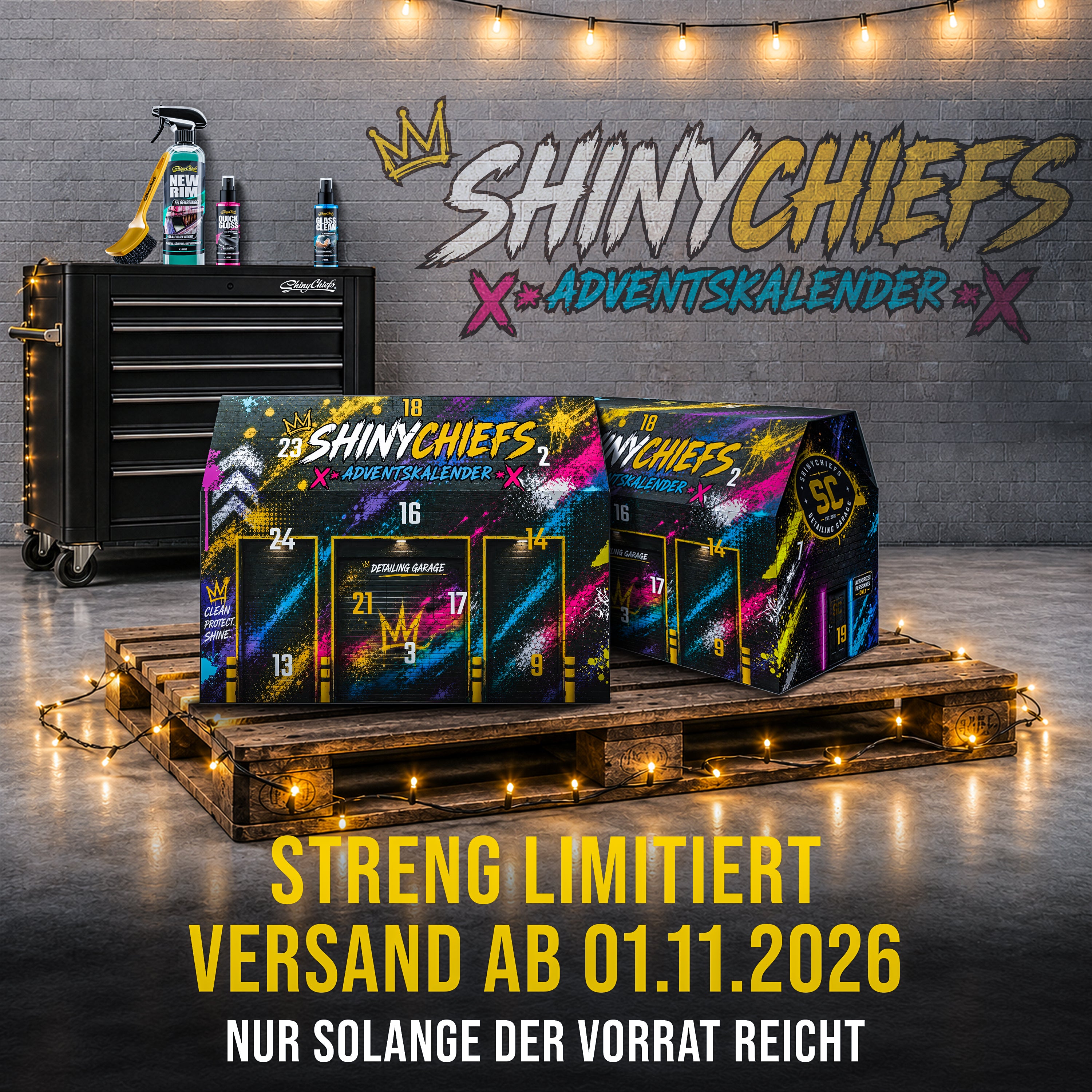 ShinyChiefs DETAILING GARAGE – Adventskalender 2026