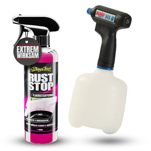 SOLO CLEANLine Akku-Handspritze 360 B 1L + RUST STOP - FLUGROSTENTFERNER 500ml