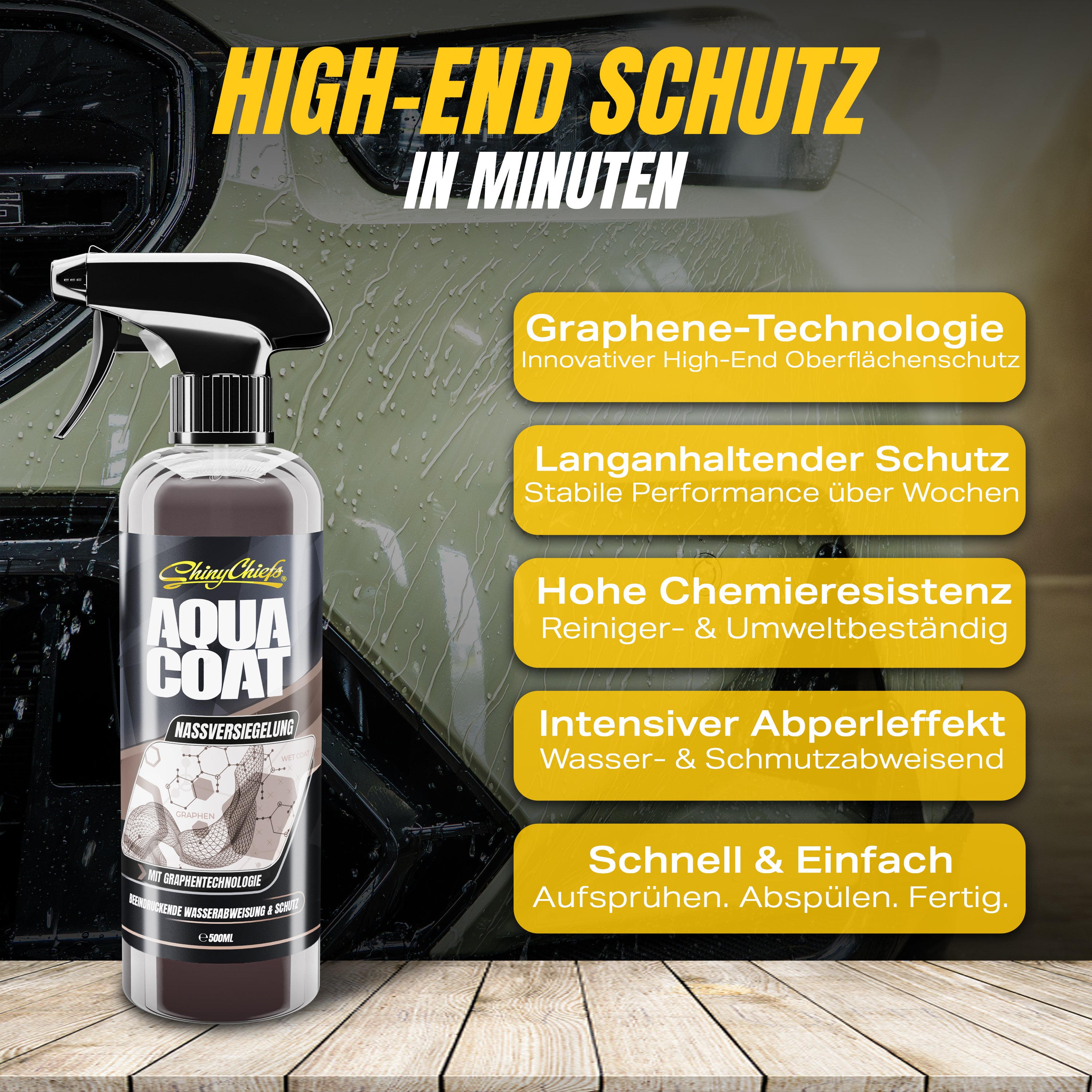 AQUA COAT - GRAPHENE NASSVERSIEGELUNG 500ml