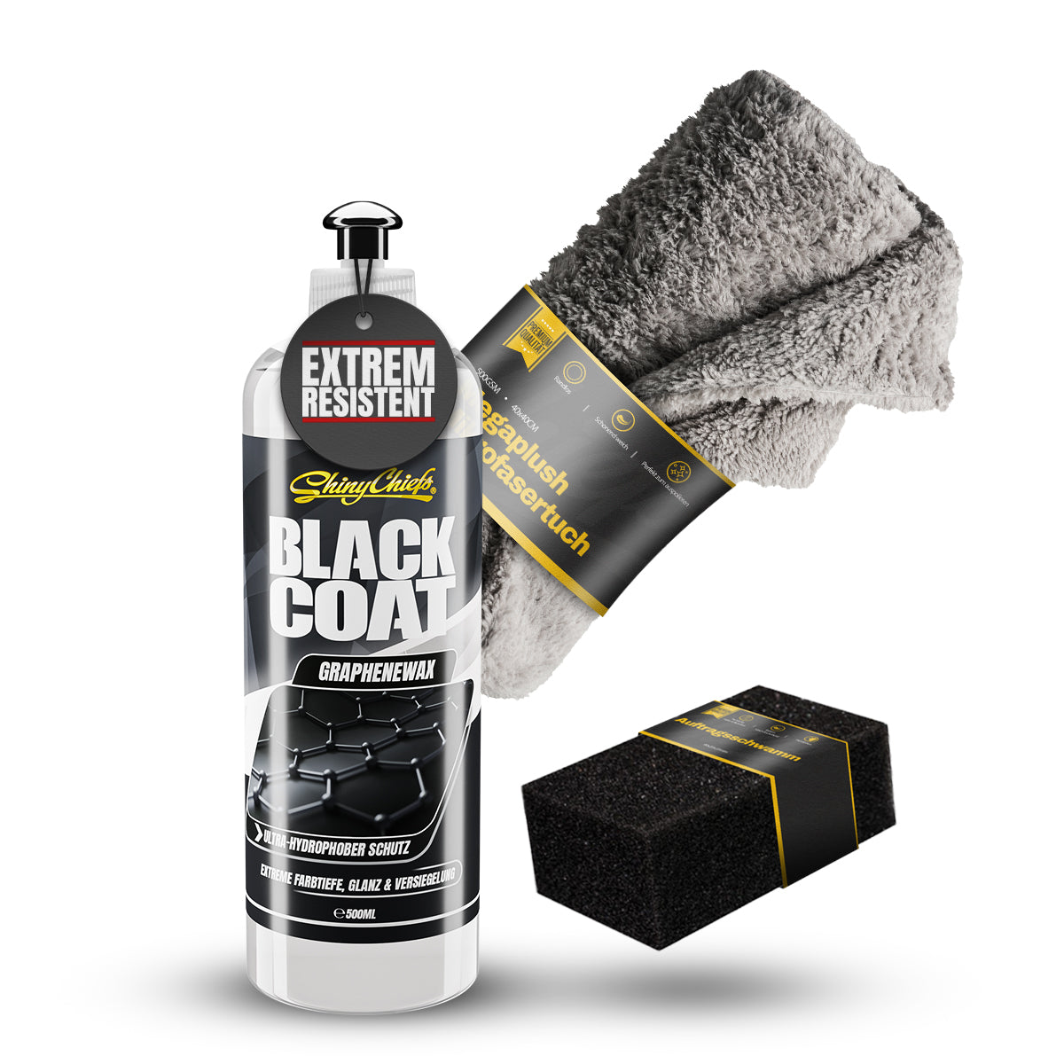 BLACK COAT - GRAPHENEWAX 500ml SET