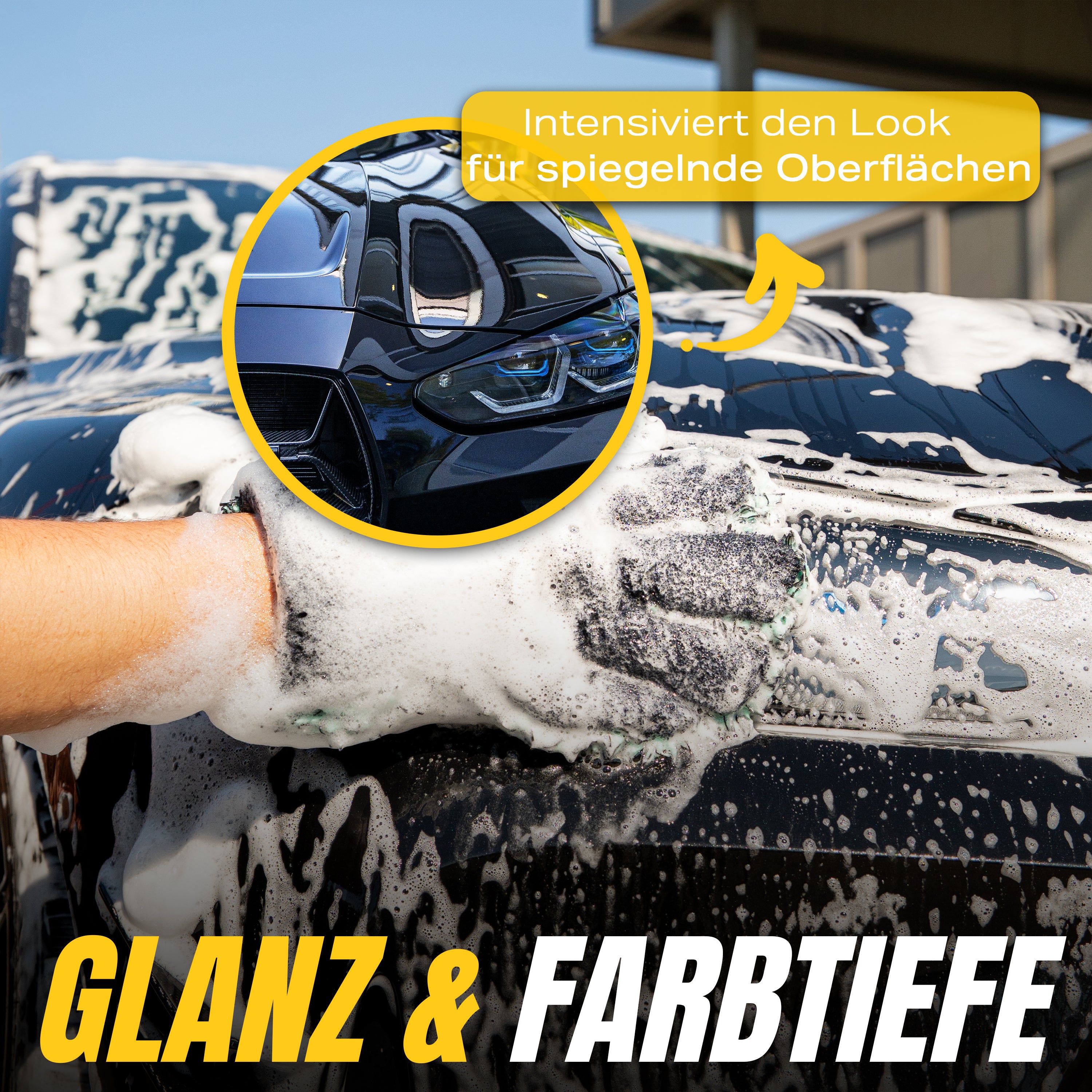 BLACK MIRROR - SHAMPOO 500ml + FIVE FINGER FLEECY