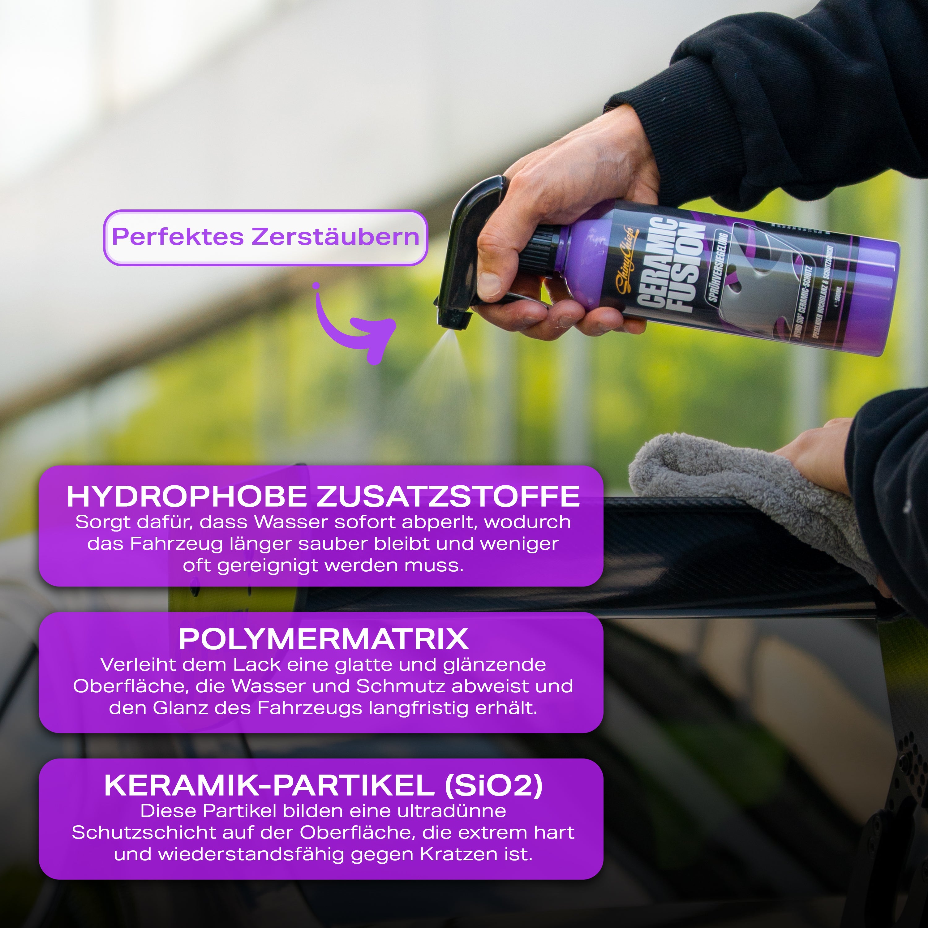 CERAMIC FUSION - SiO2 SPRÜHVERSIEGELUNG 500ml Set