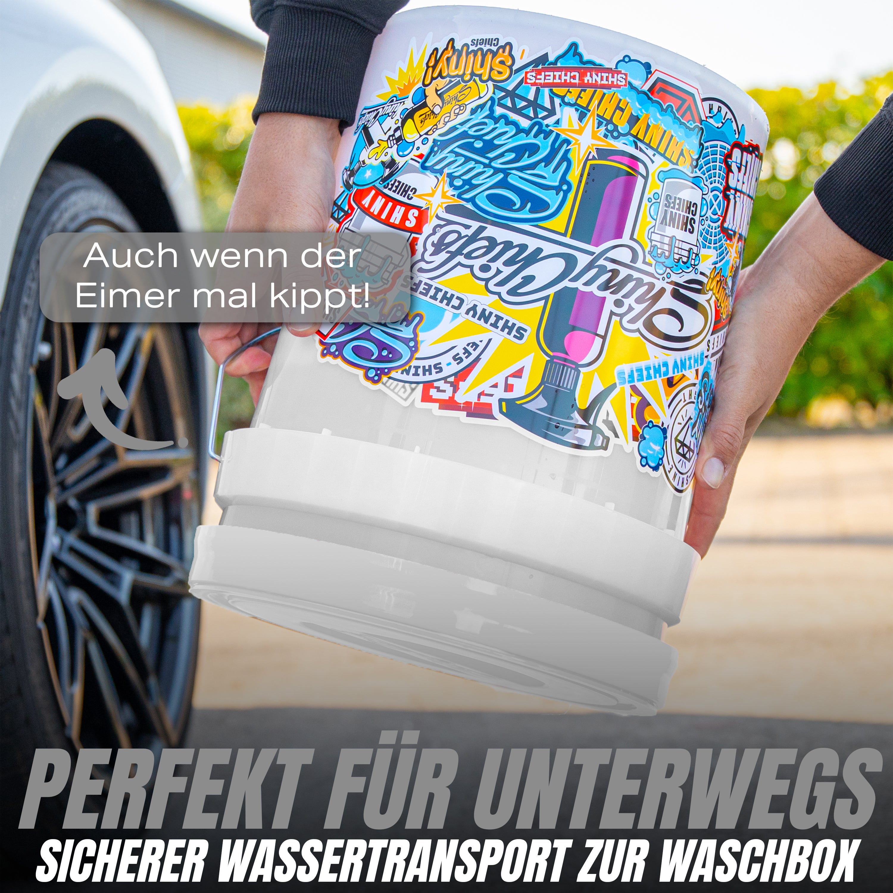 SCREW LID - SCHRAUBDECKEL - WEISS