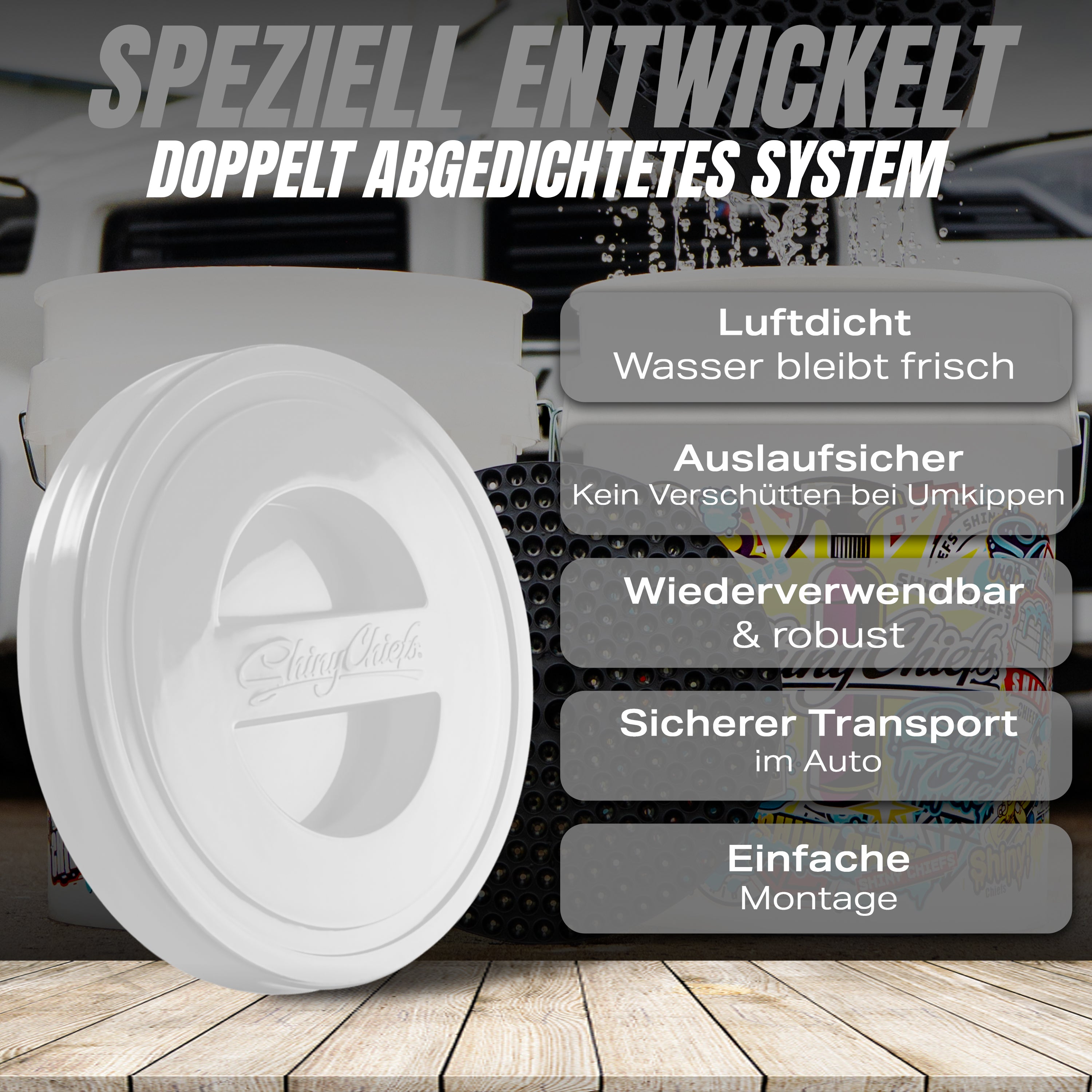 SCREW LID - SCHRAUBDECKEL - WEISS