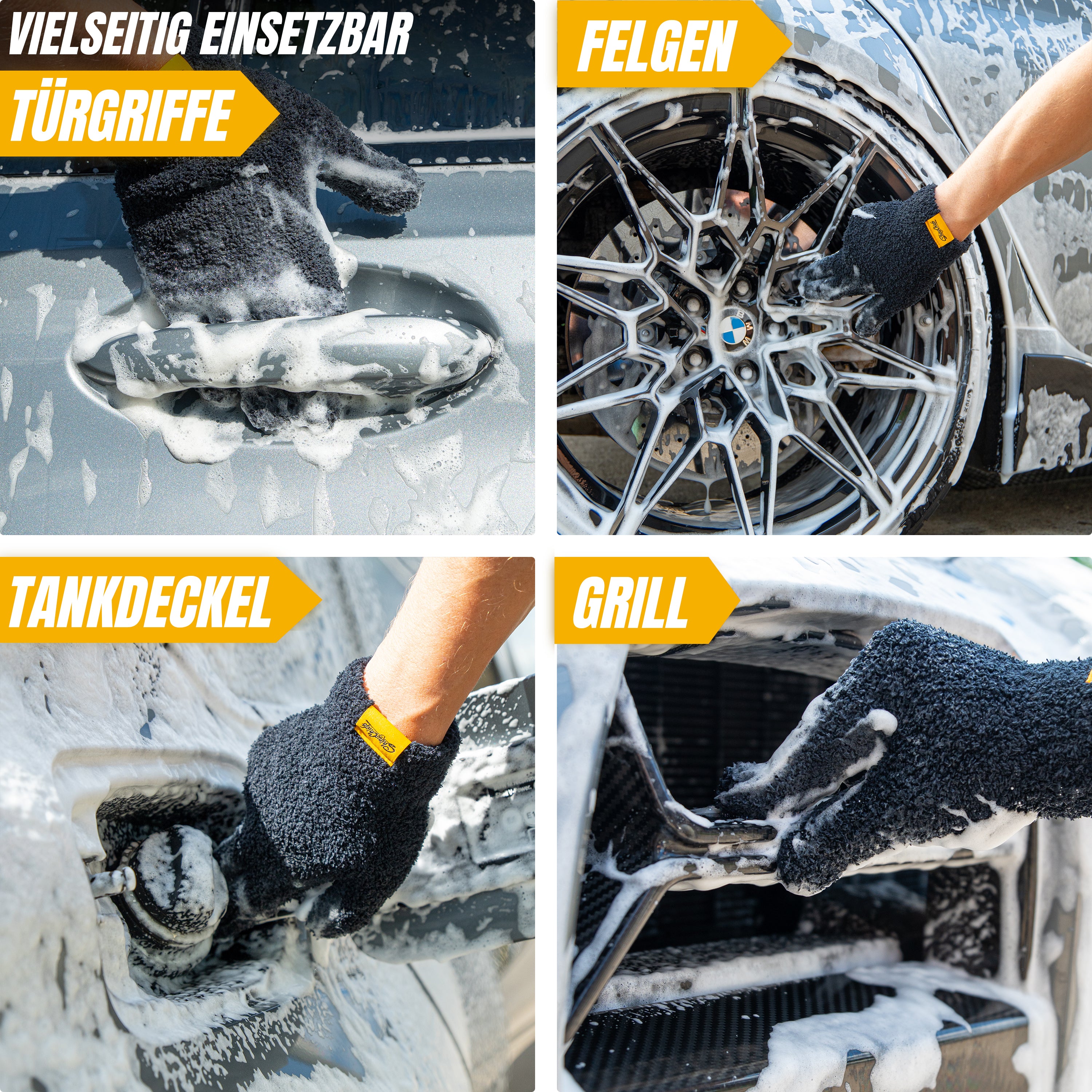DETAIL WASH MITT - MIKROFASER WASCHHANDSCHUH (DOPPEL SET)