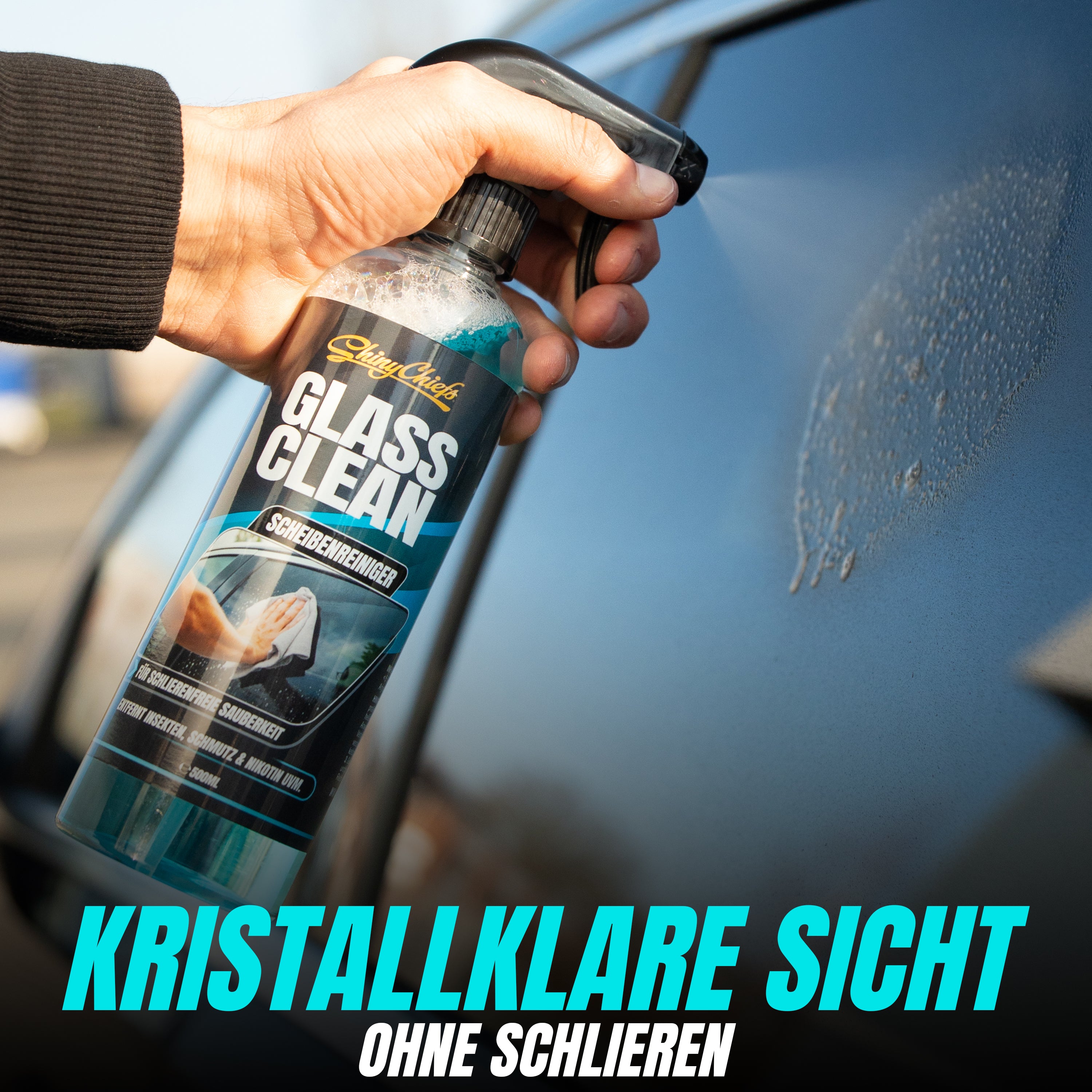 RAIN ARMOR - GLASVERSIEGELUNG + GLASS CLEAN - GLASREINIGER SET