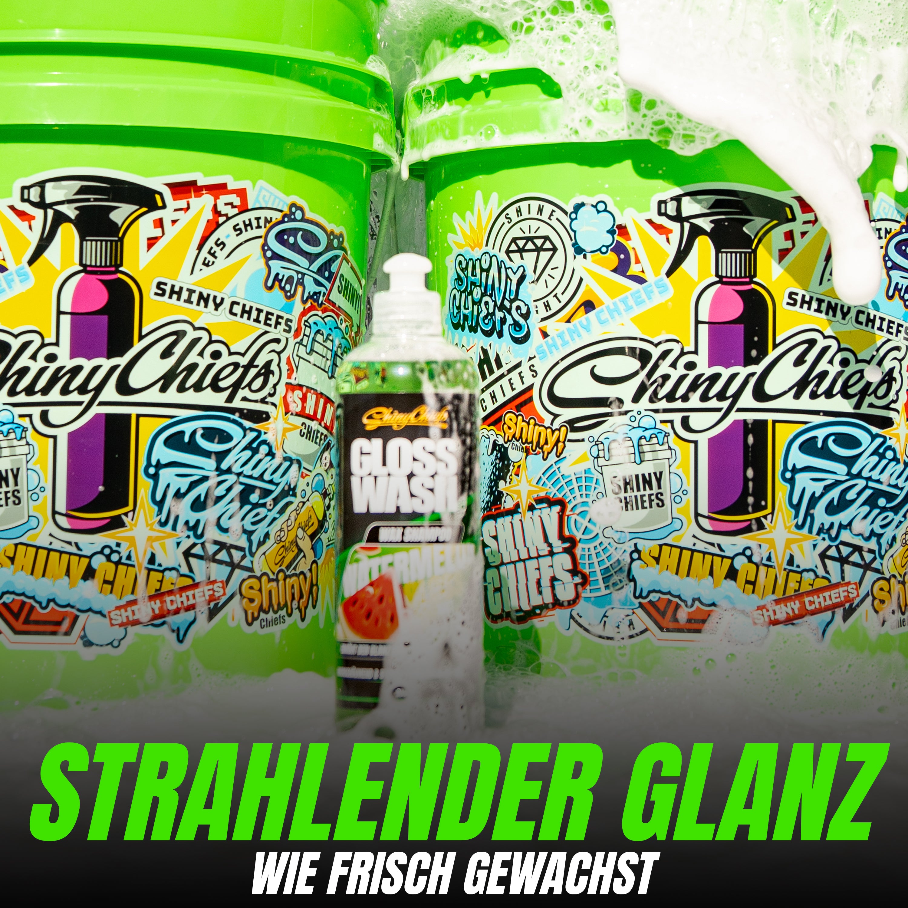 BIG WORMY - XXL WASCHPAD + GLOSSWASH WASSERMELONE SET