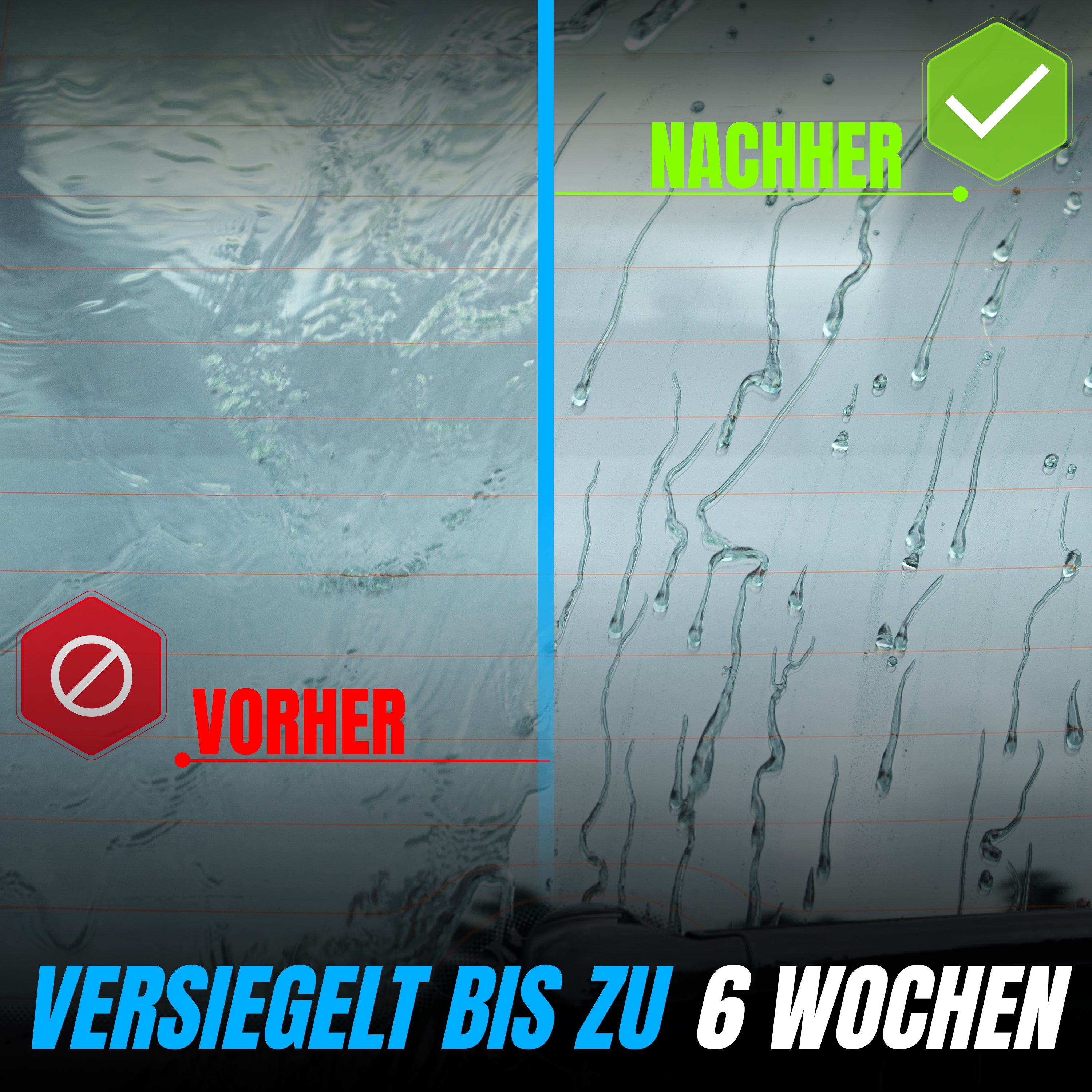 HYDRO GLASS - NANO SiO2 GLASREINIGER 500ml - Sunny Edition