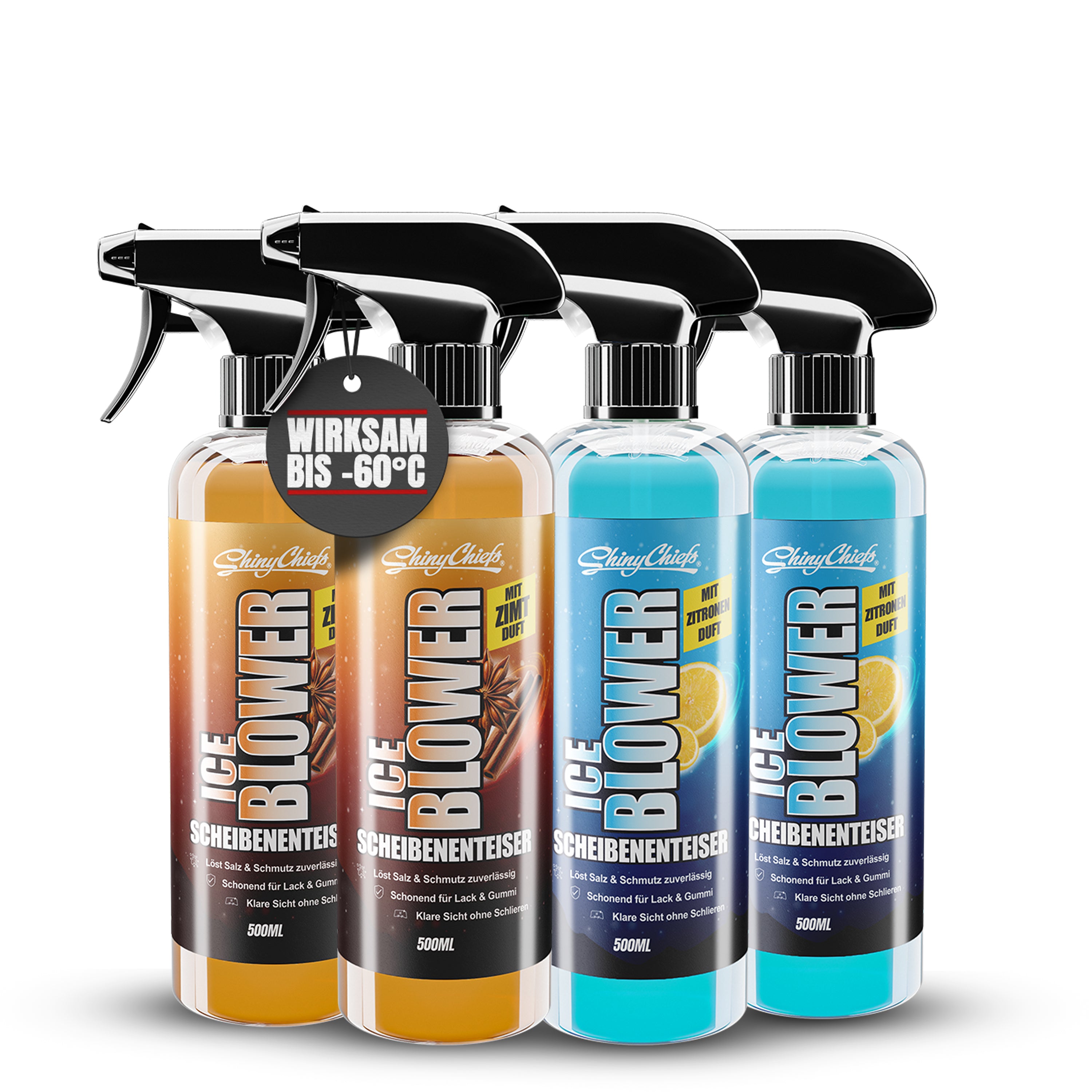 ICE BLOWER - SCHEIBENENTEISER "ZIMT" + "ZITRONE" (4x500ml)
