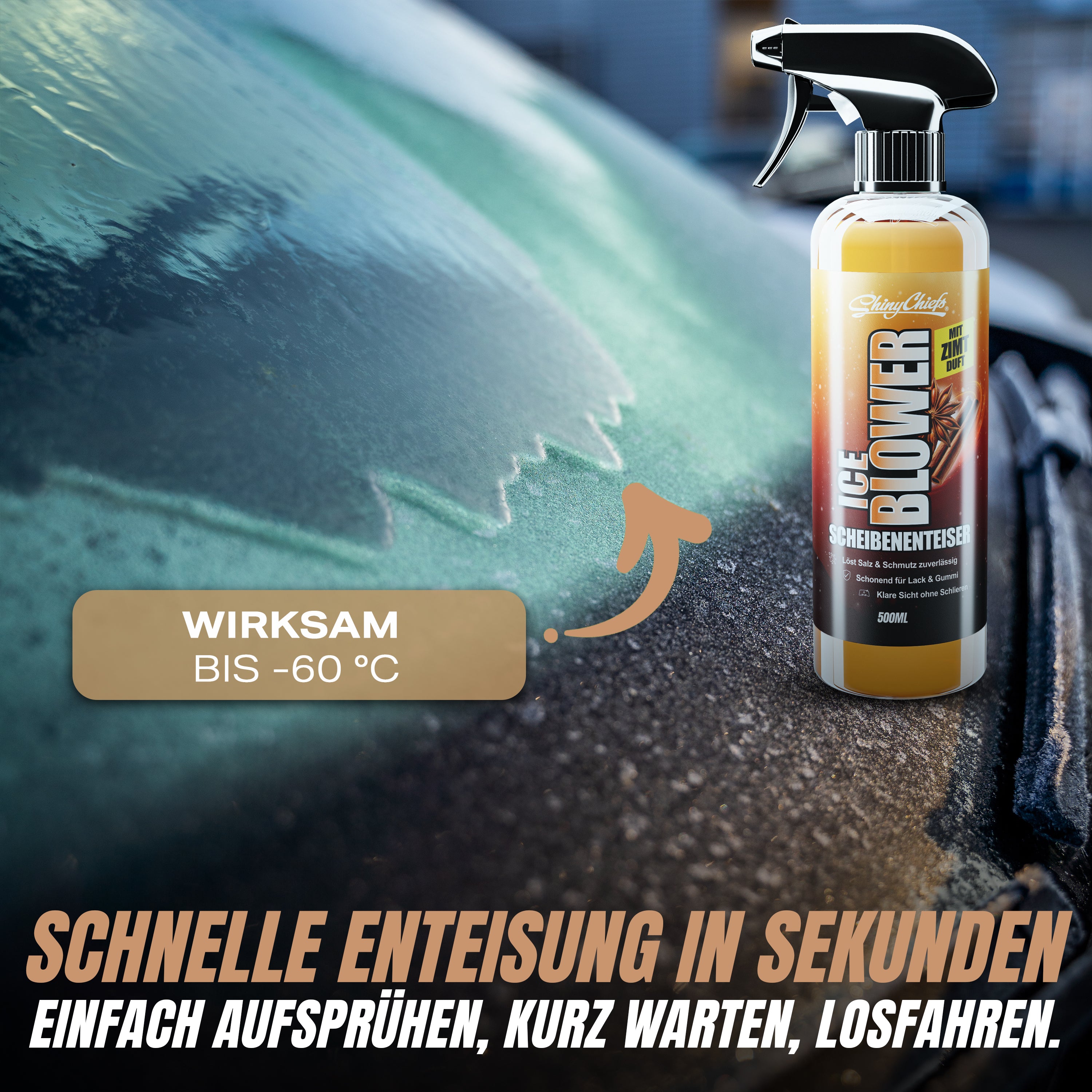 ICE BLOWER - SCHEIBENENTEISER "ZIMT" + "ZITRONE" (4x500ml)
