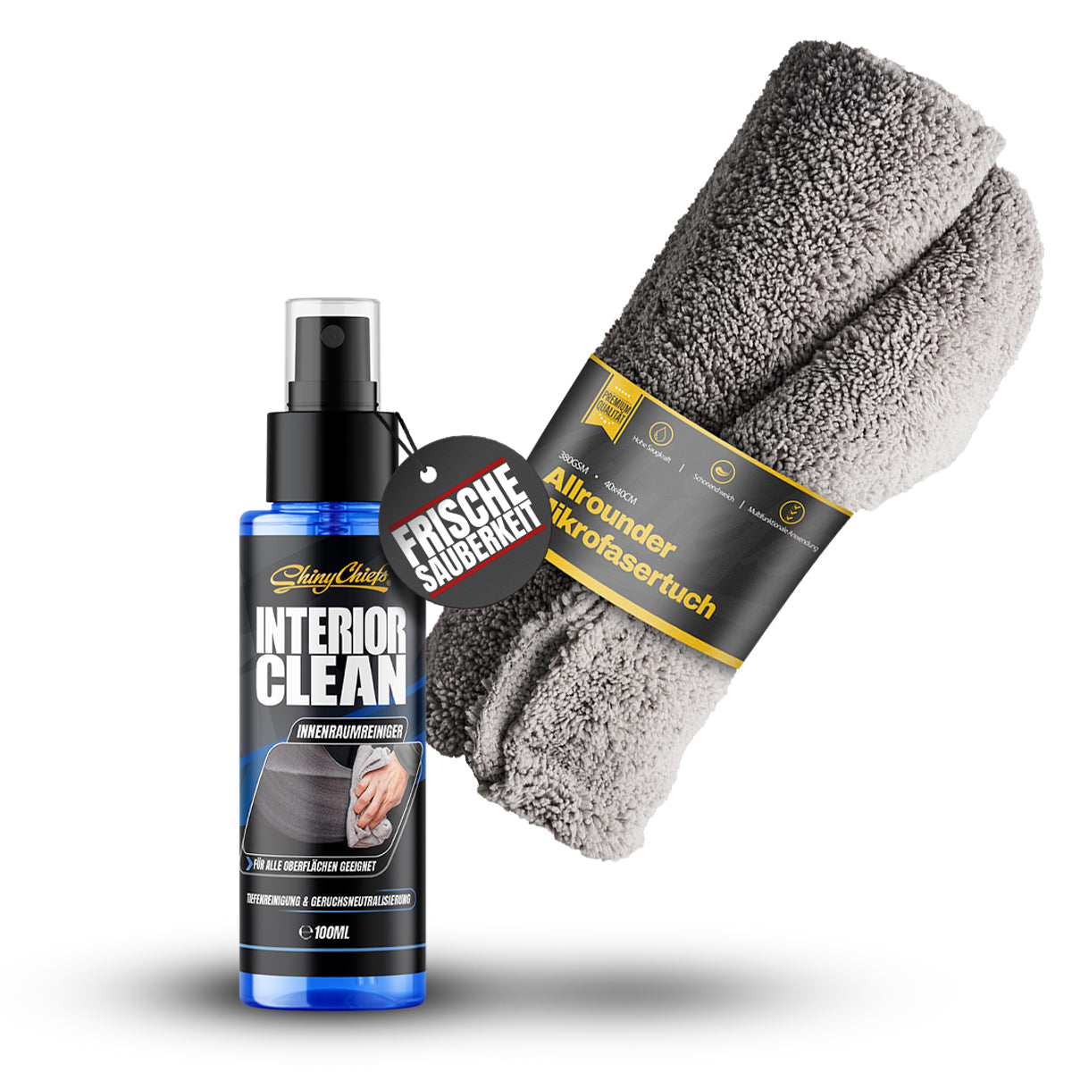 INTERIOR CLEAN - INNENRAUMREINIGER (NEW CAR DUFT) 100ml SET