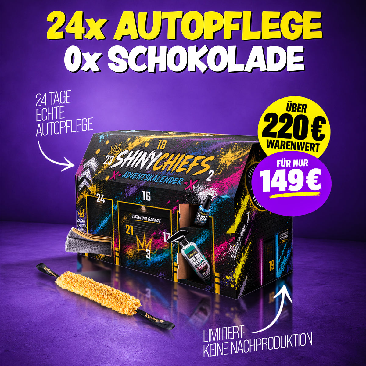 ShinyChiefs DETAILING GARAGE – Adventskalender 2026
