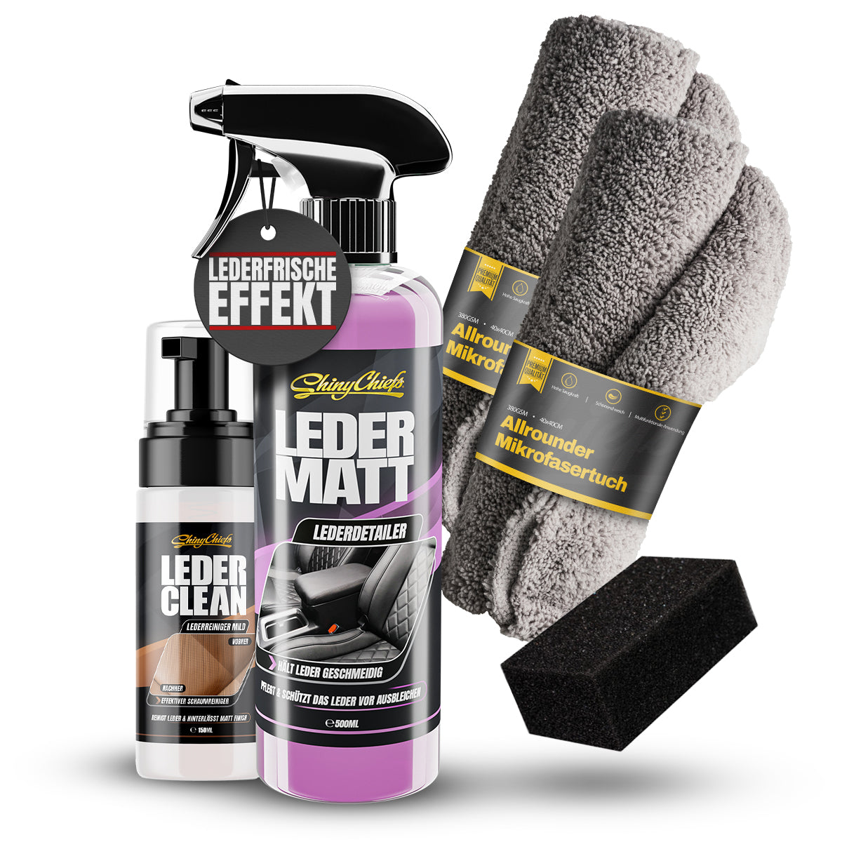 LEDER MAT + LEDER CLEAN KIT