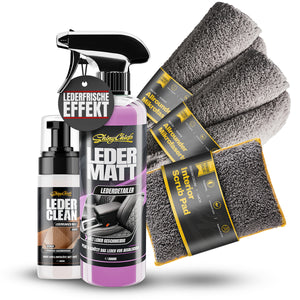 LEDER MATT + LEDER CLEAN - KOMPLETT SET