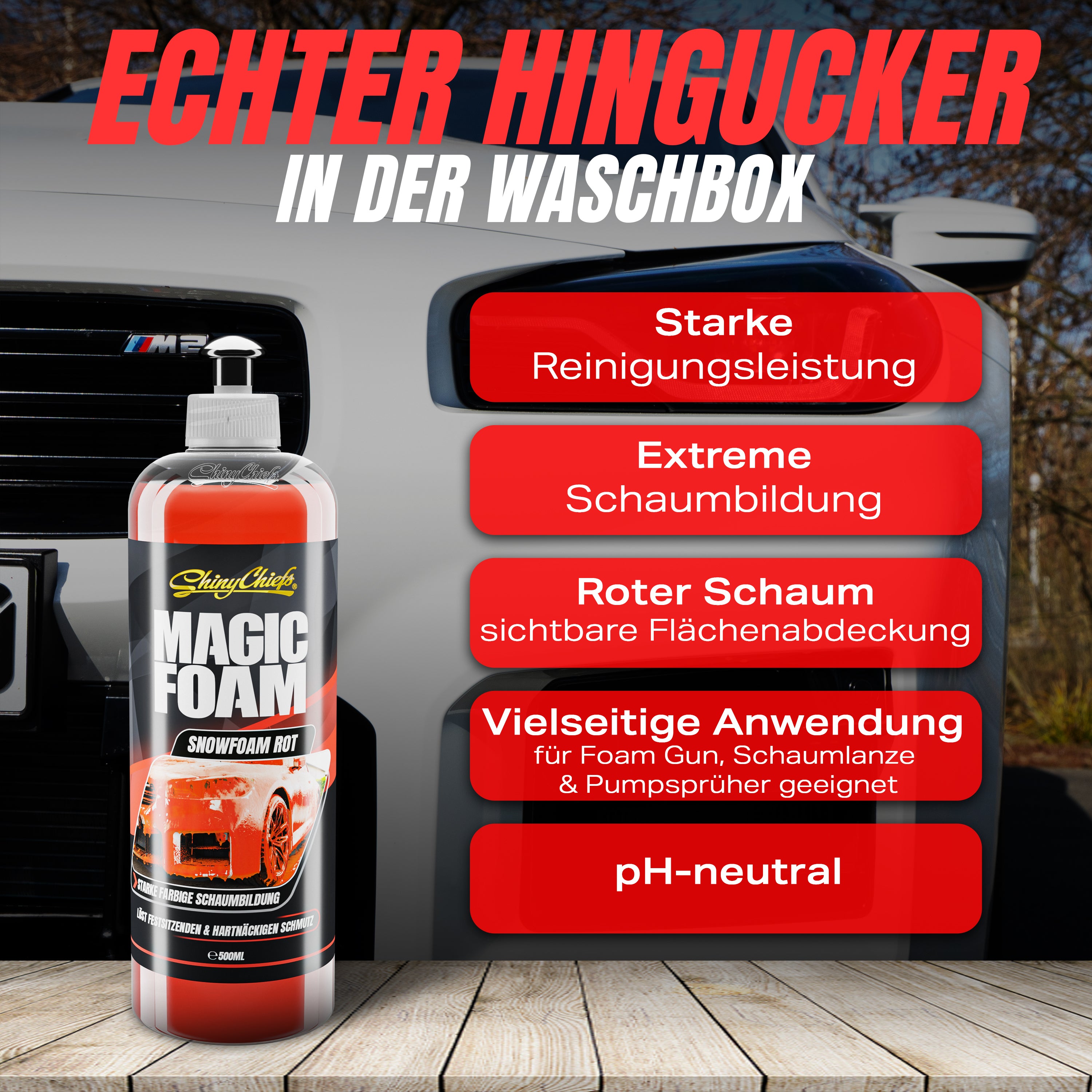 MAGIC FOAM - ROTER SNOW FOAM 500ml