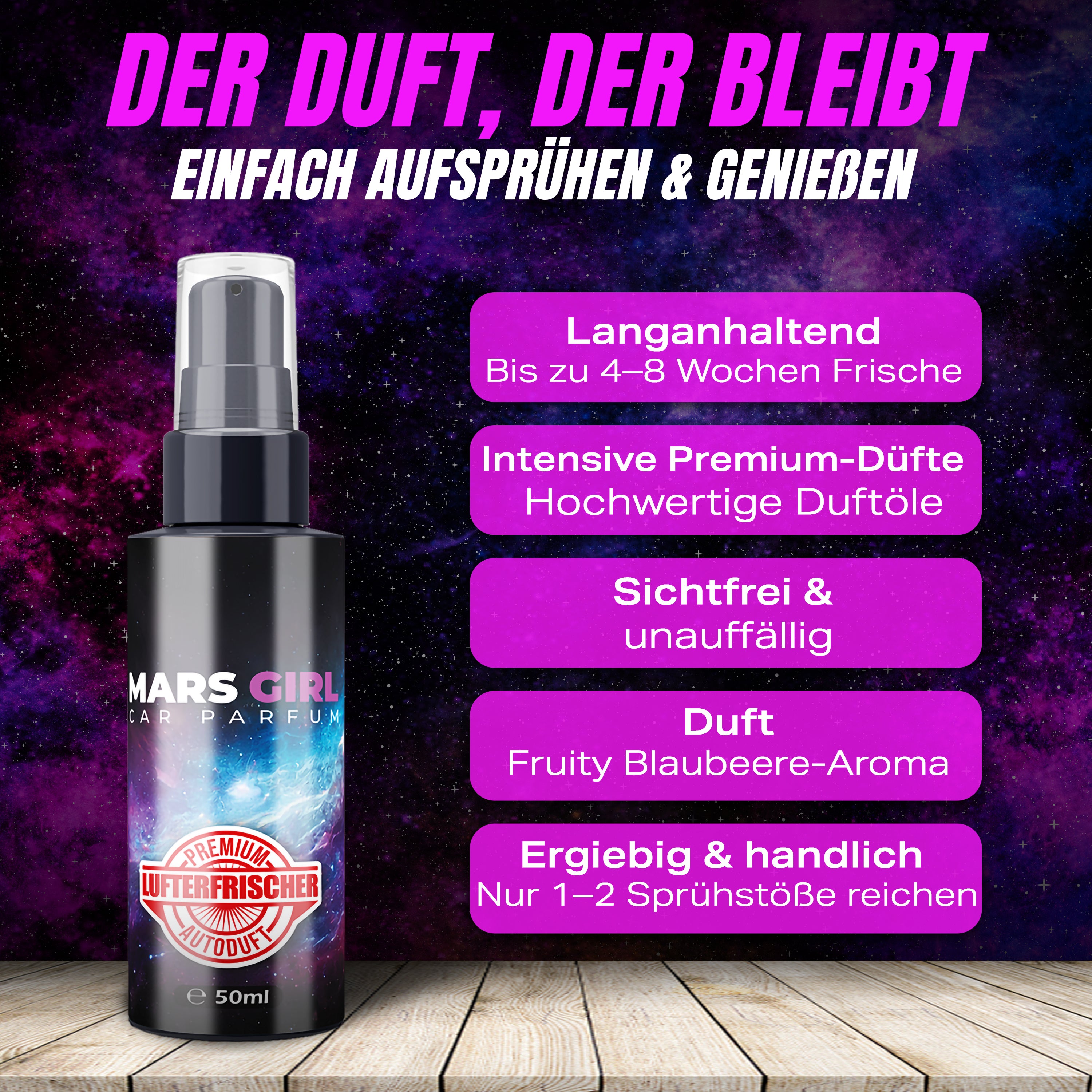 Flavour Bomb - MARS GIRL PARFUM FOR HER 50ml