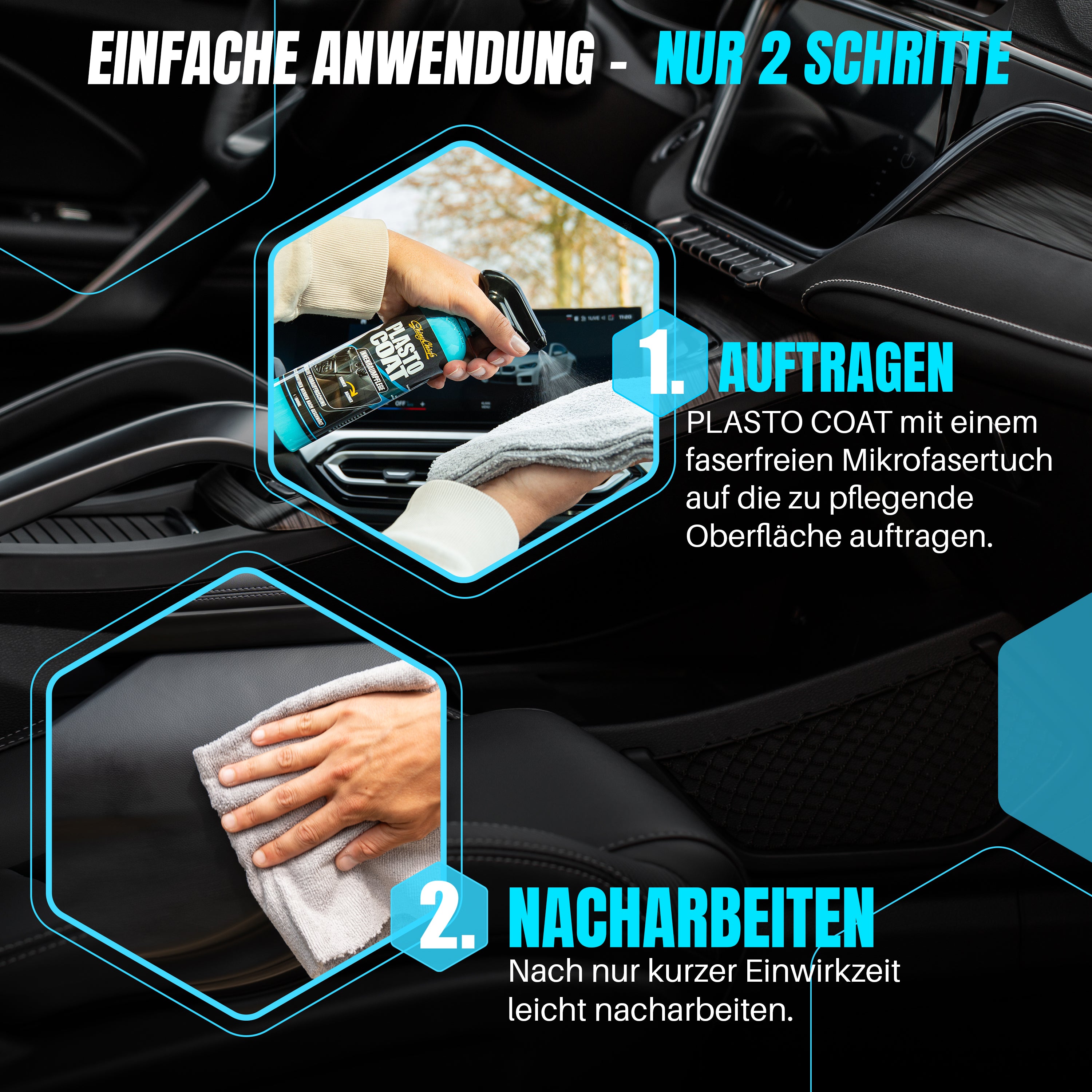 PLASTO COAT - INNENRAUMPFLEGE 500ml Set