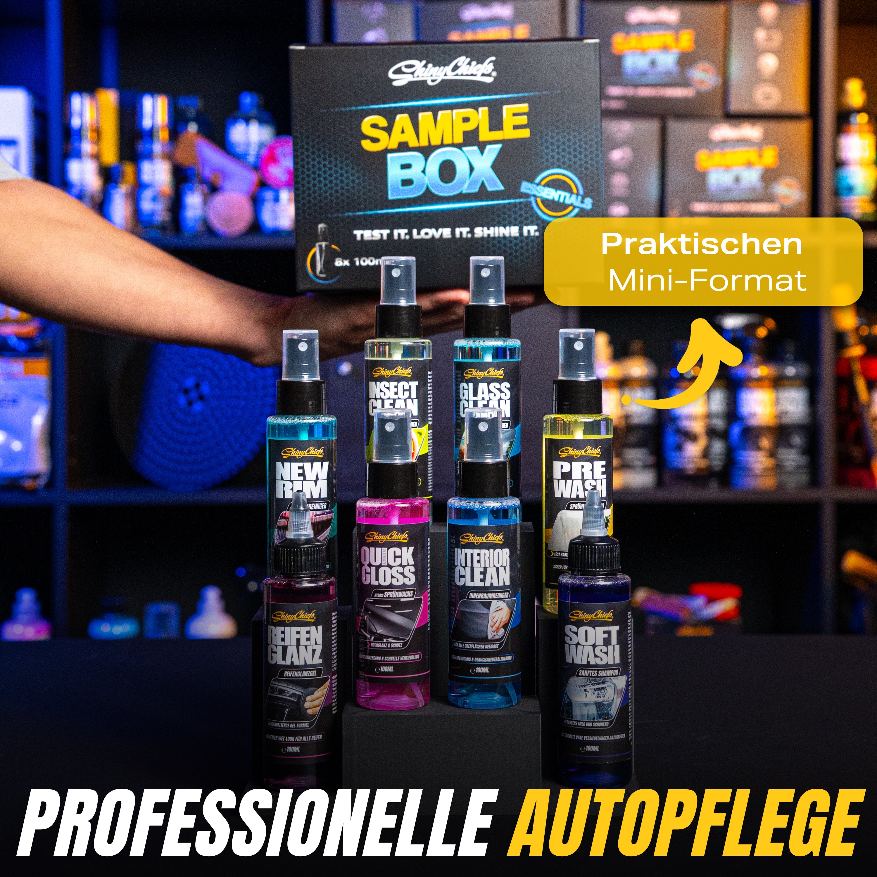 ShinyChiefs SAMPLE BOX "PROBIERBOX" - ESSENTIALS