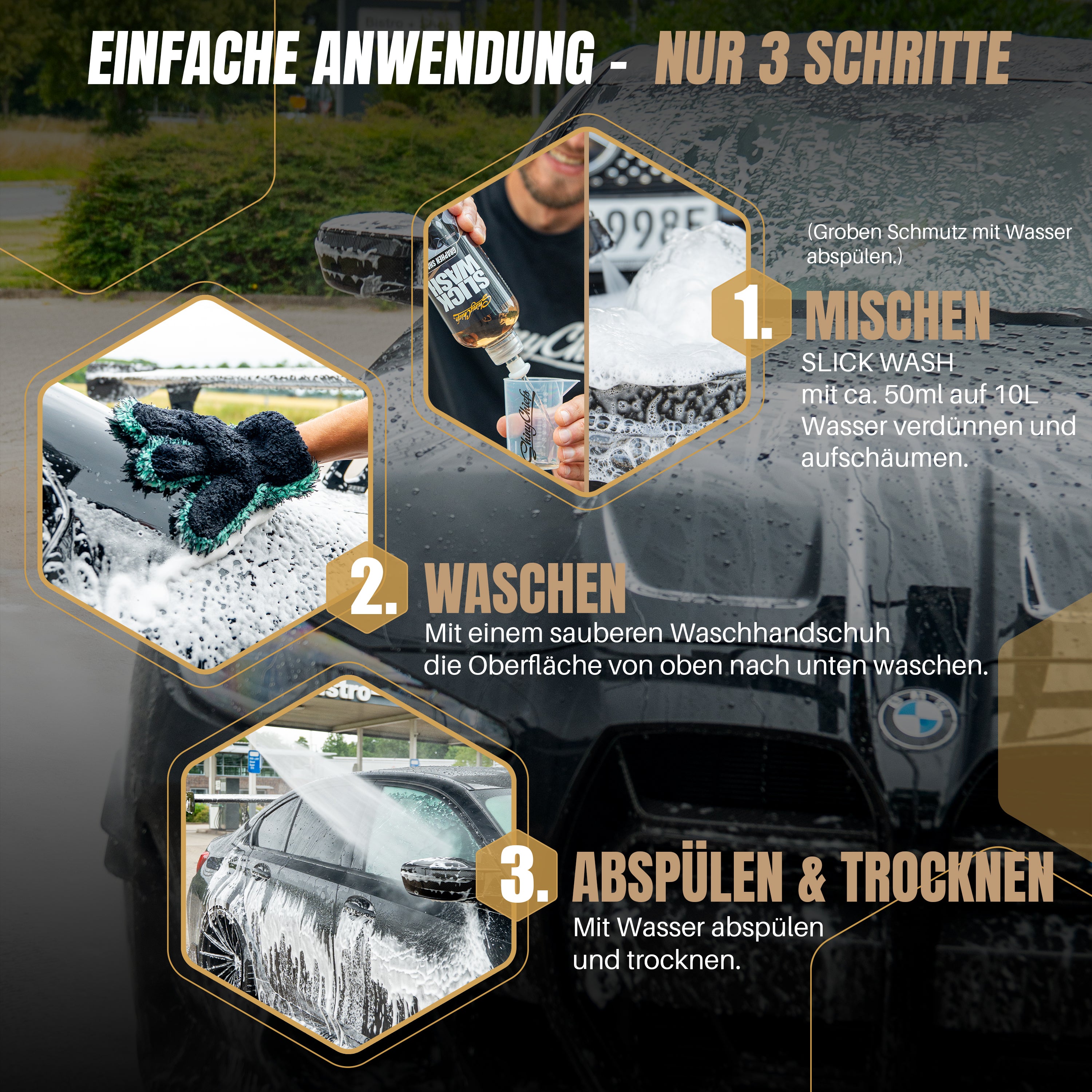 SLICK WASH - GRAPHEN PREMIUM SET