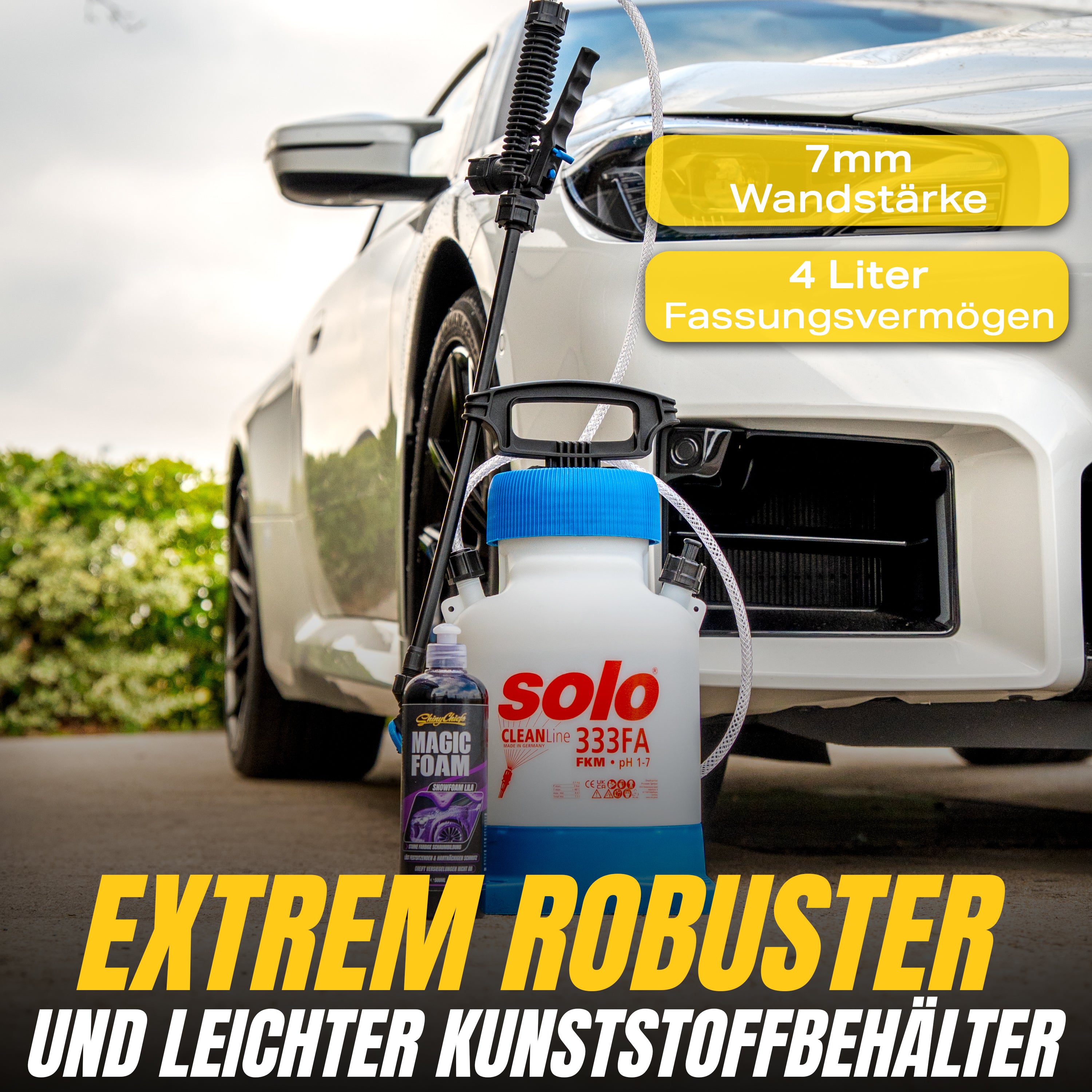 SOLO SCHAUMSPRÜHER 333 FA + MAGIC FOAM - GRÜNER SCHAUM 500ml Set