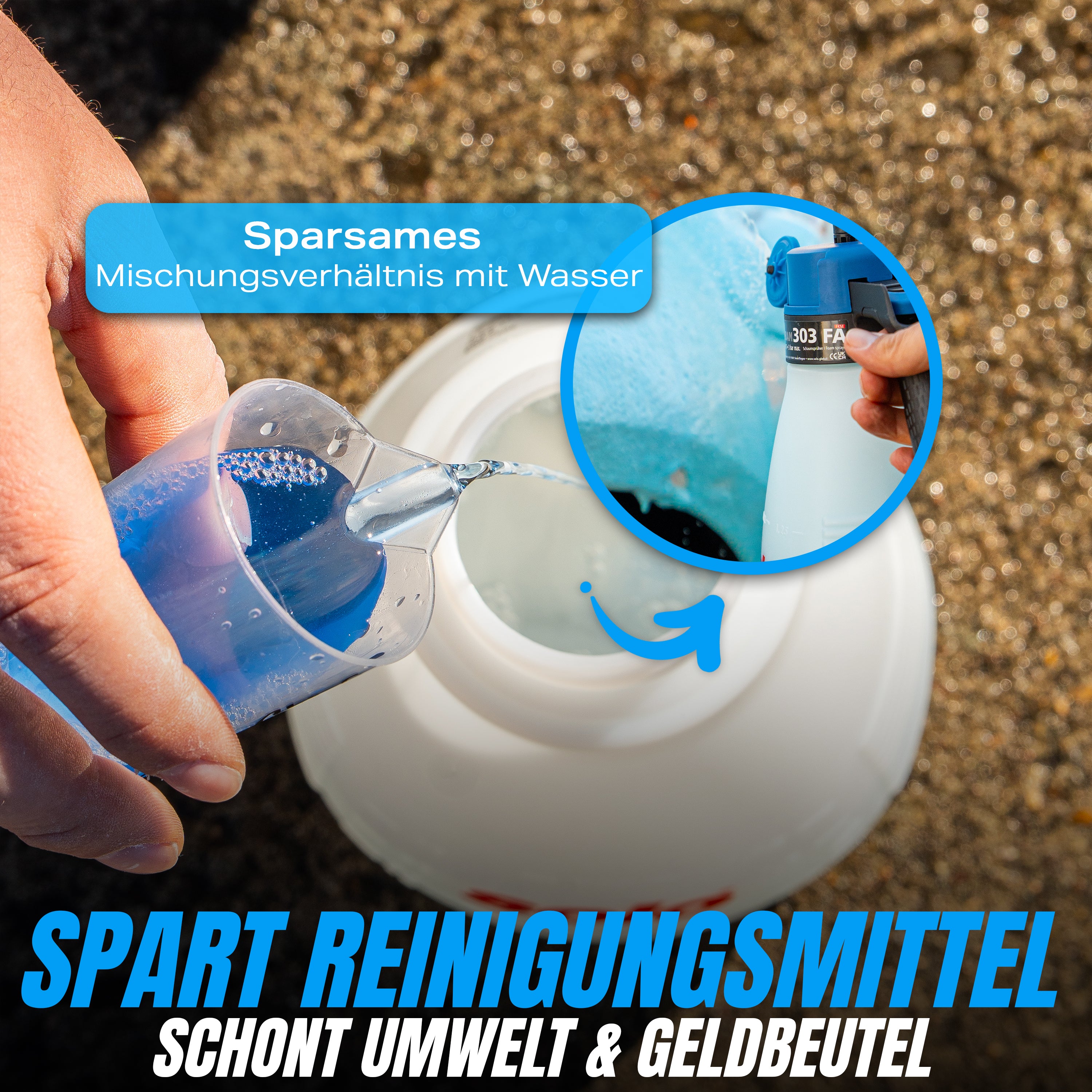 SOLO SCHAUMSPRÜHER 303 FA + HYDRO SHIELD - CERAMIC SNOWFOAM 500ml