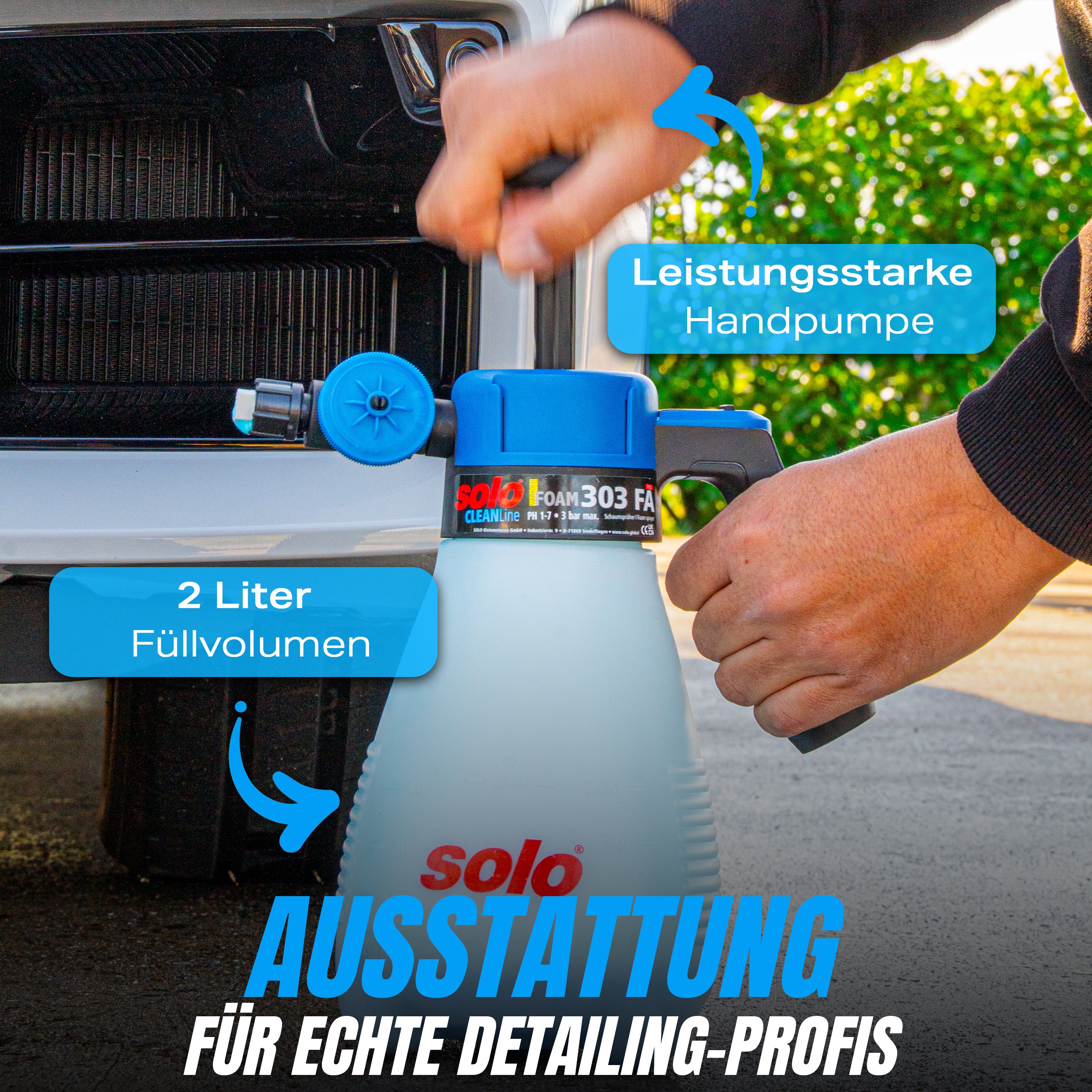 SOLO SCHAUMSPRÜHER 303 FA + HYDRO SHIELD - CERAMIC SNOWFOAM 500ml