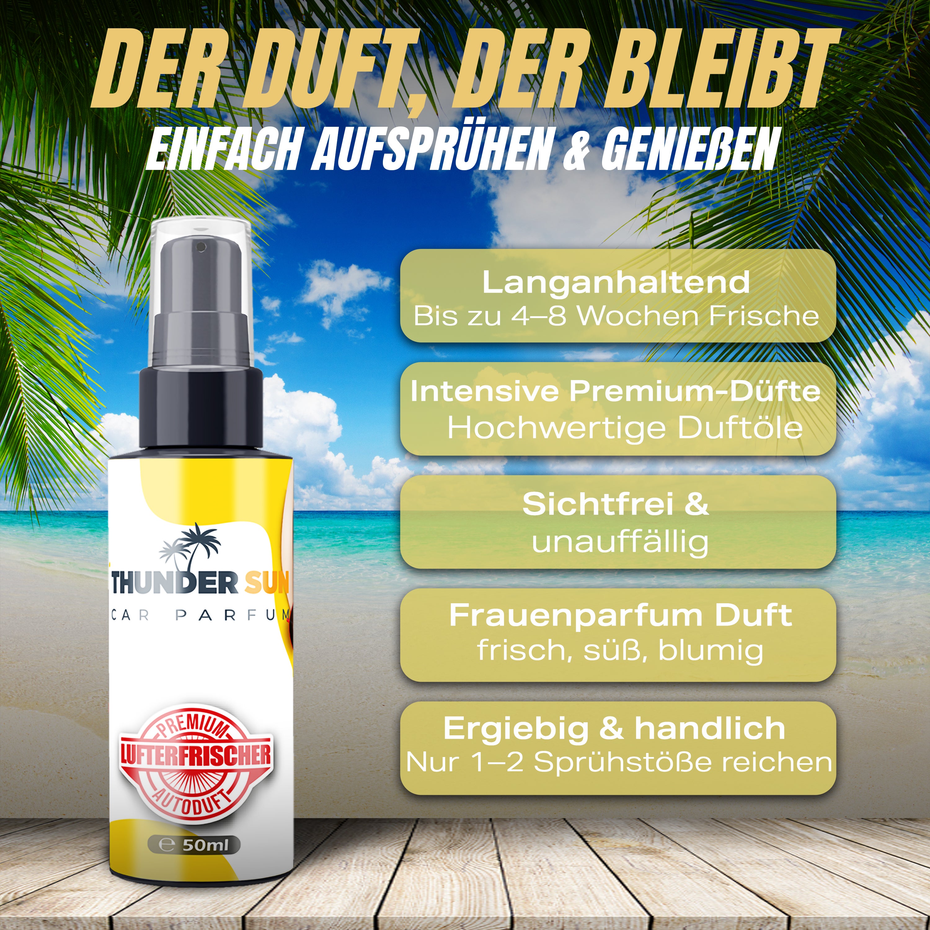Flavour Bomb - THUNDER SUN PARFUM FOR HER 50ml