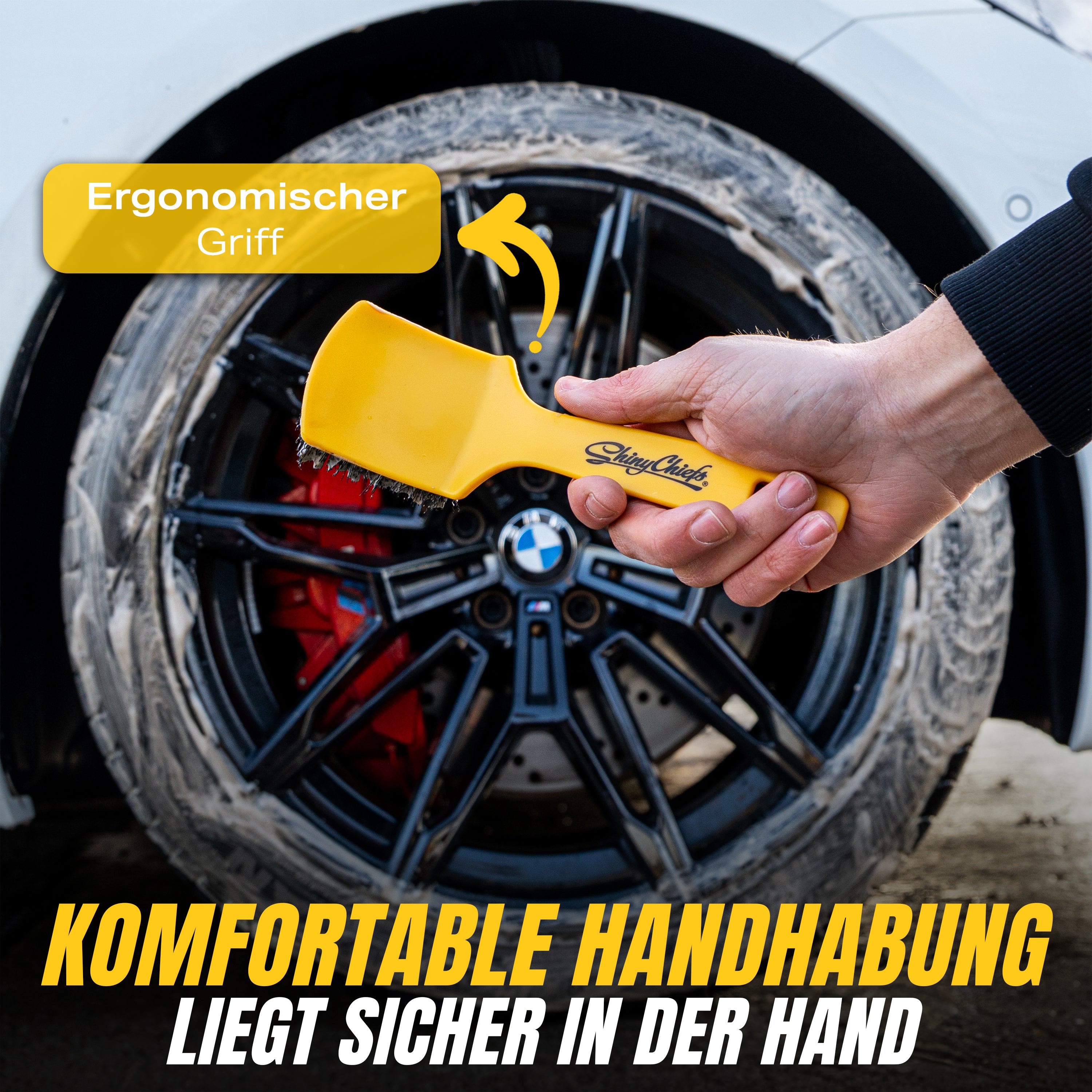TIRE CLEAN - REIFENREINIGER & PFLEGE + REIFENBÜRSTE SET
