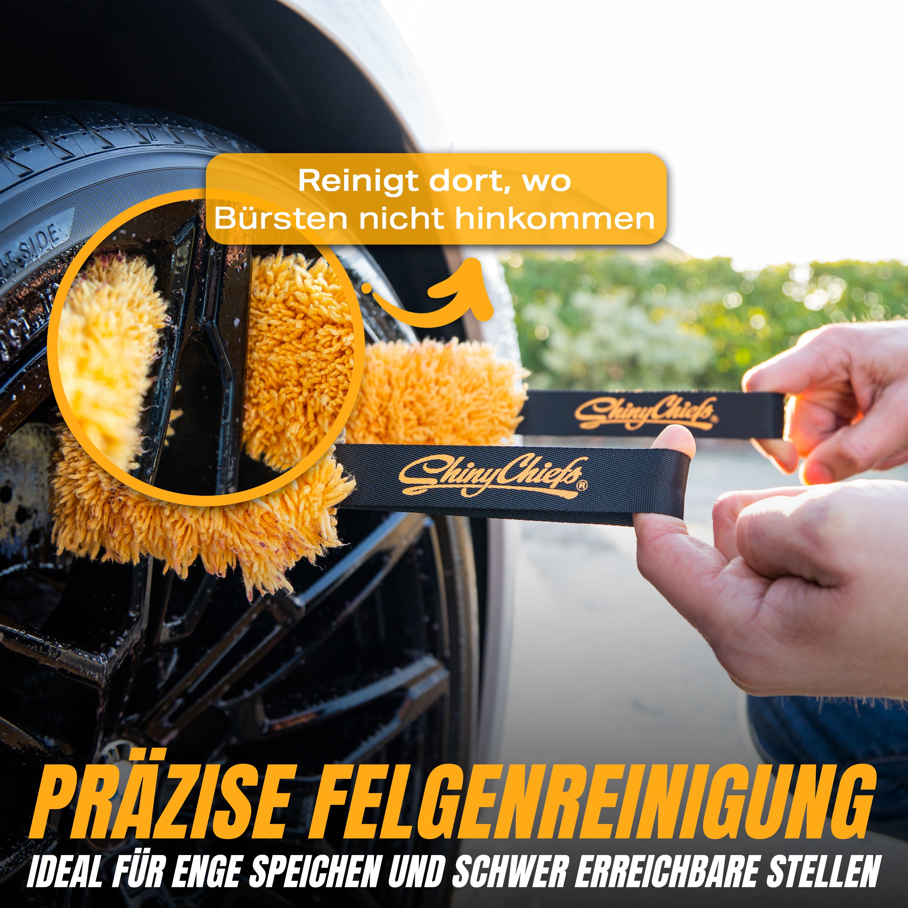 WHEELWIPE - Das doppelseitige Felgenreinigungstool