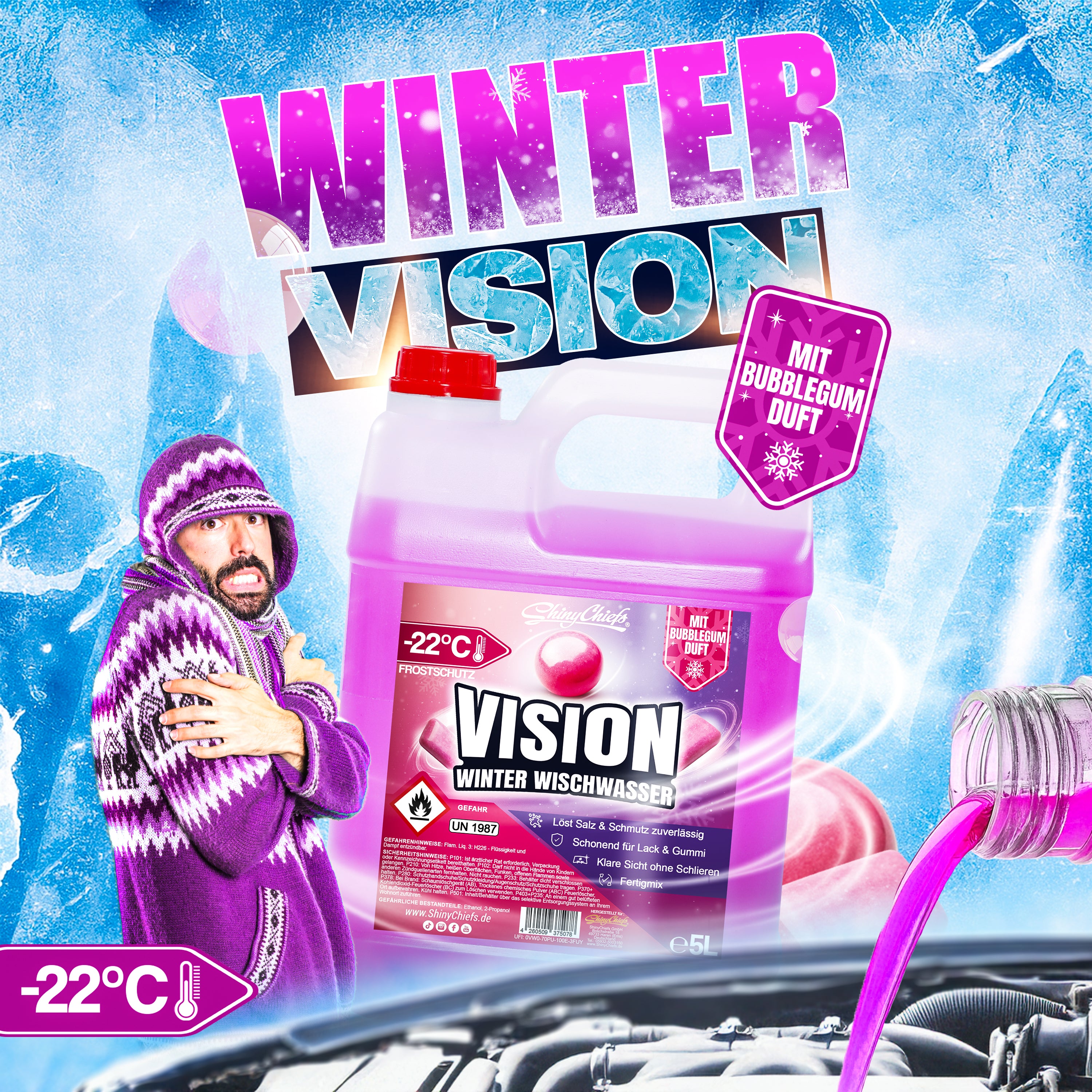 VERSIEGELUNG-WINTER CARE SET "BUBBLEGUM"