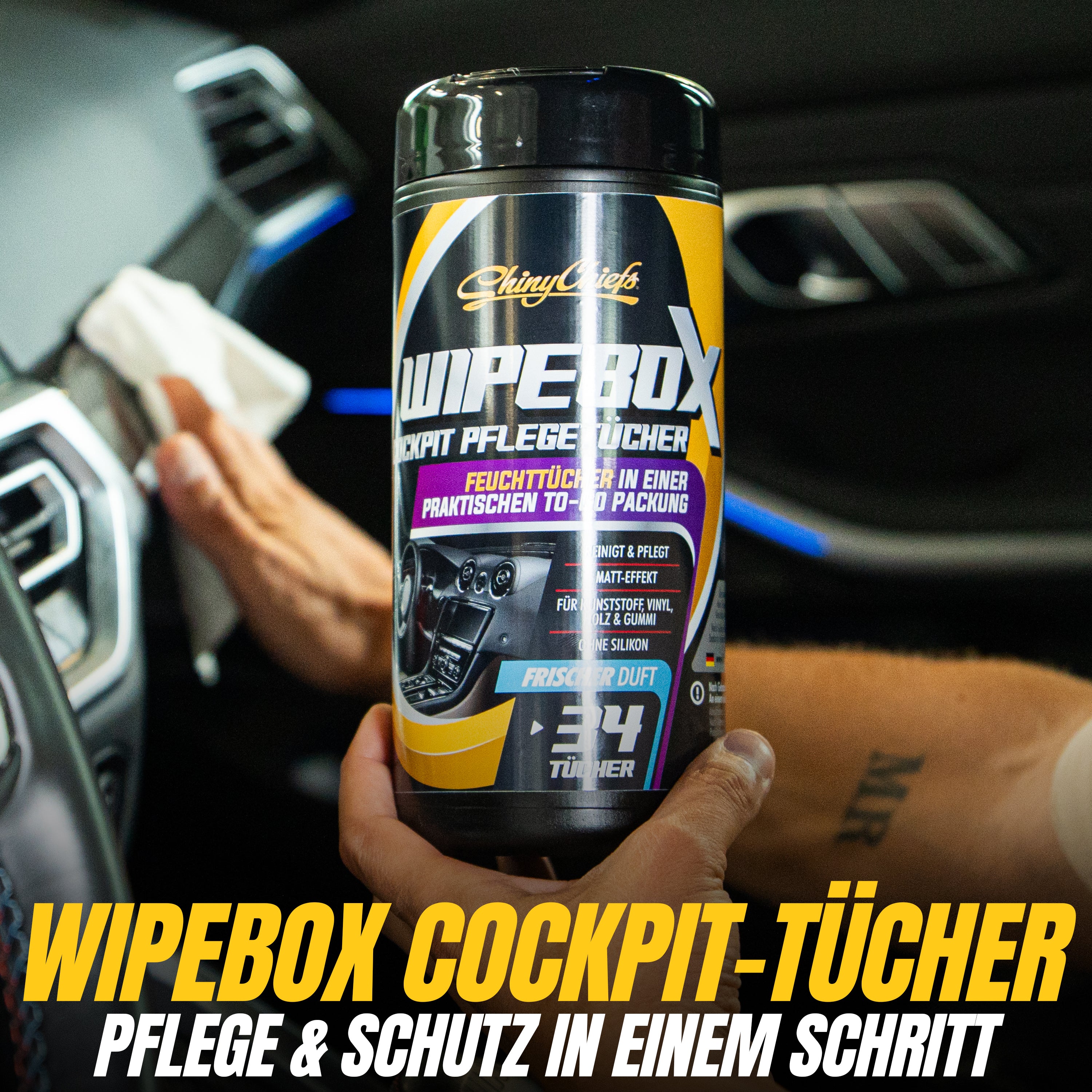 WIPEBOX - COCKPIT TÜCHER (34 Tücher)