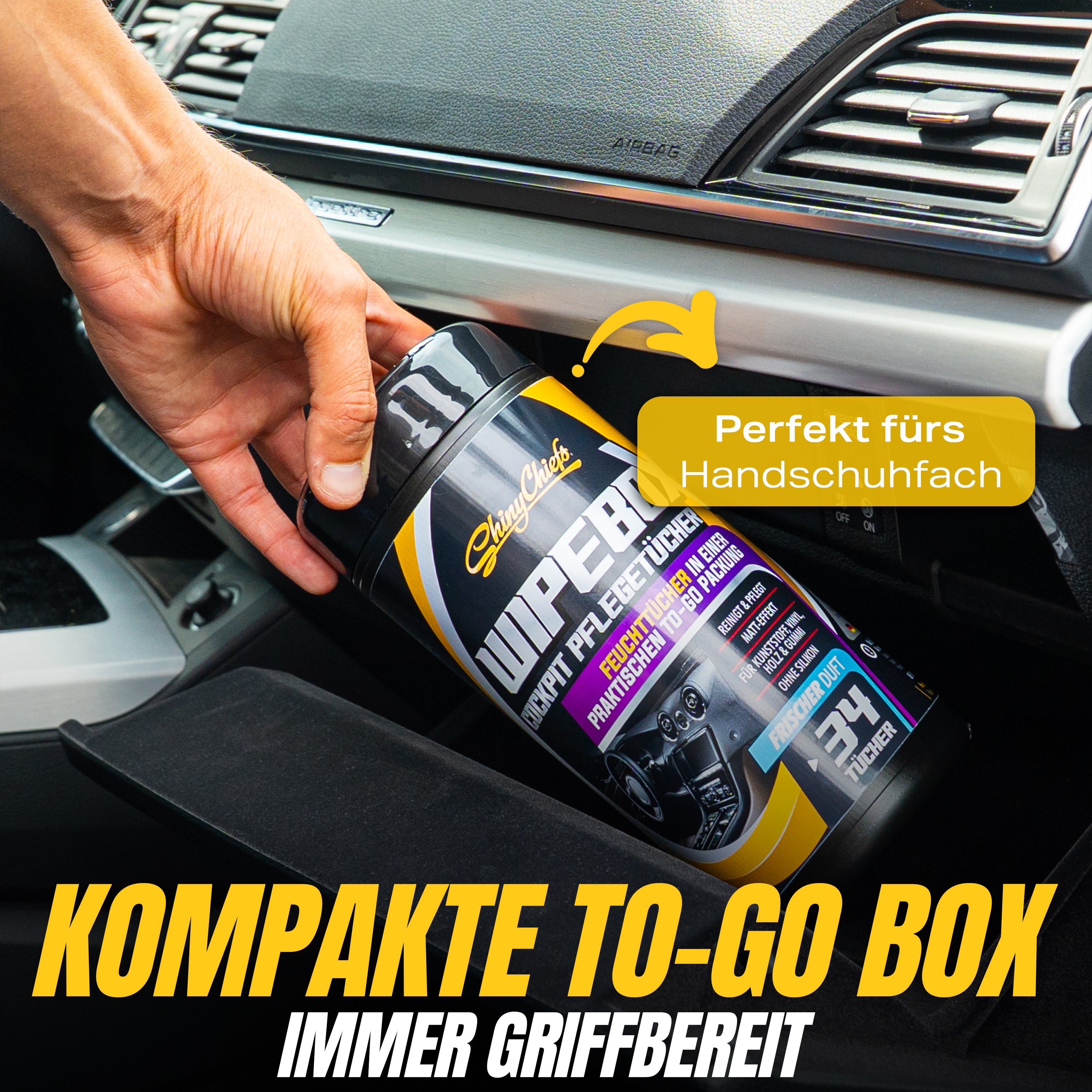 WIPEBOX - COCKPIT TÜCHER (34 Tücher)