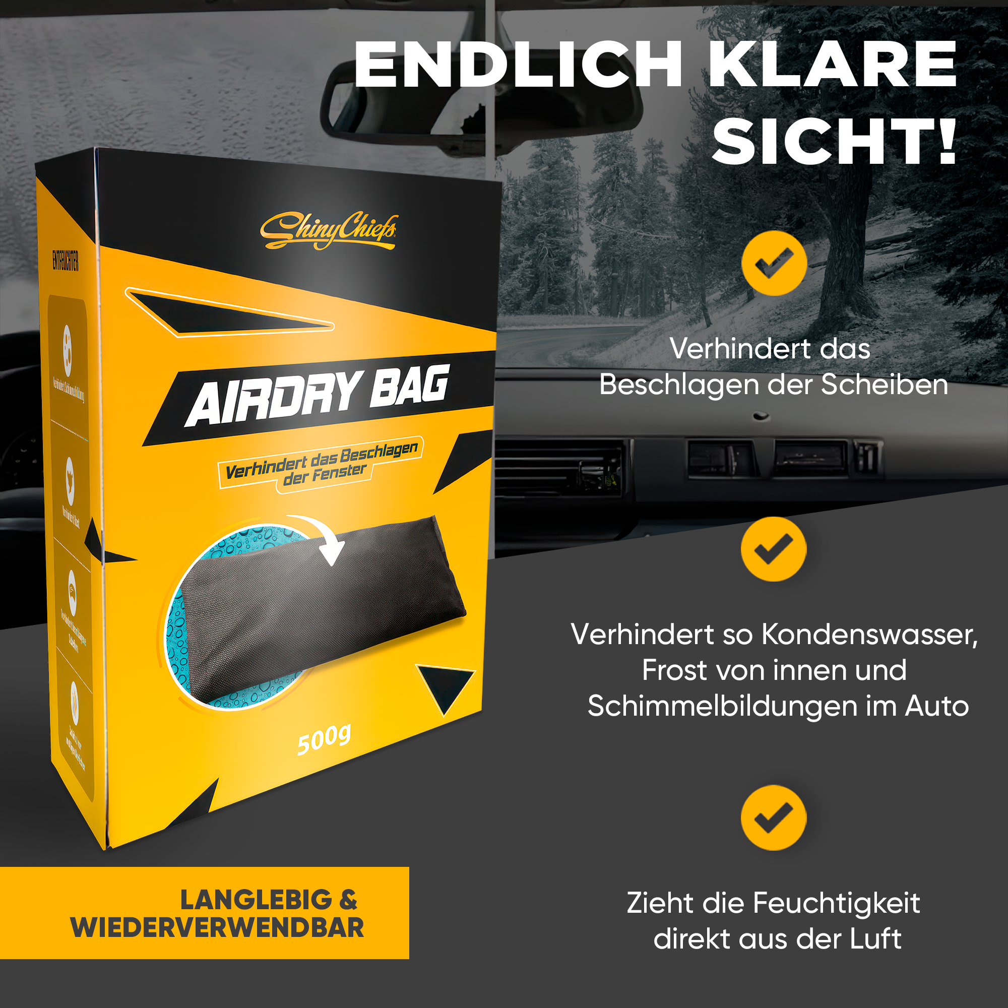 AIRDRY BAG - LUFTENTEUCHTER KISSEN 500g
