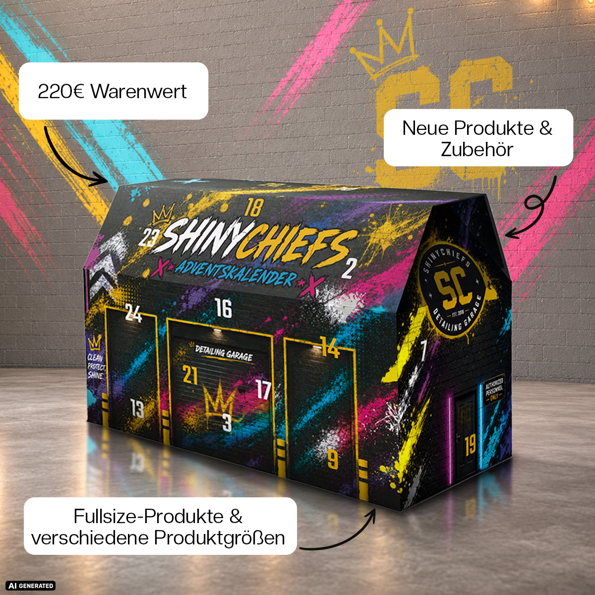 ShinyChiefs DETAILING GARAGE – Adventskalender 2026