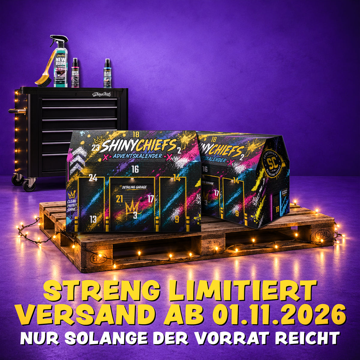 ShinyChiefs DETAILING GARAGE – Adventskalender 2026