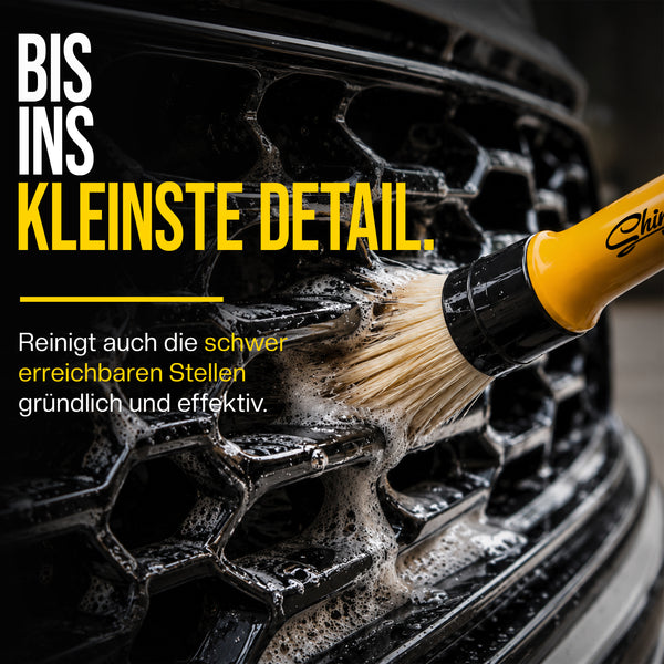 ShinyChiefs Detailing Pinsel ALLROUND | Aussenreinigung - 16 mm – Präzisionsarbeiten
