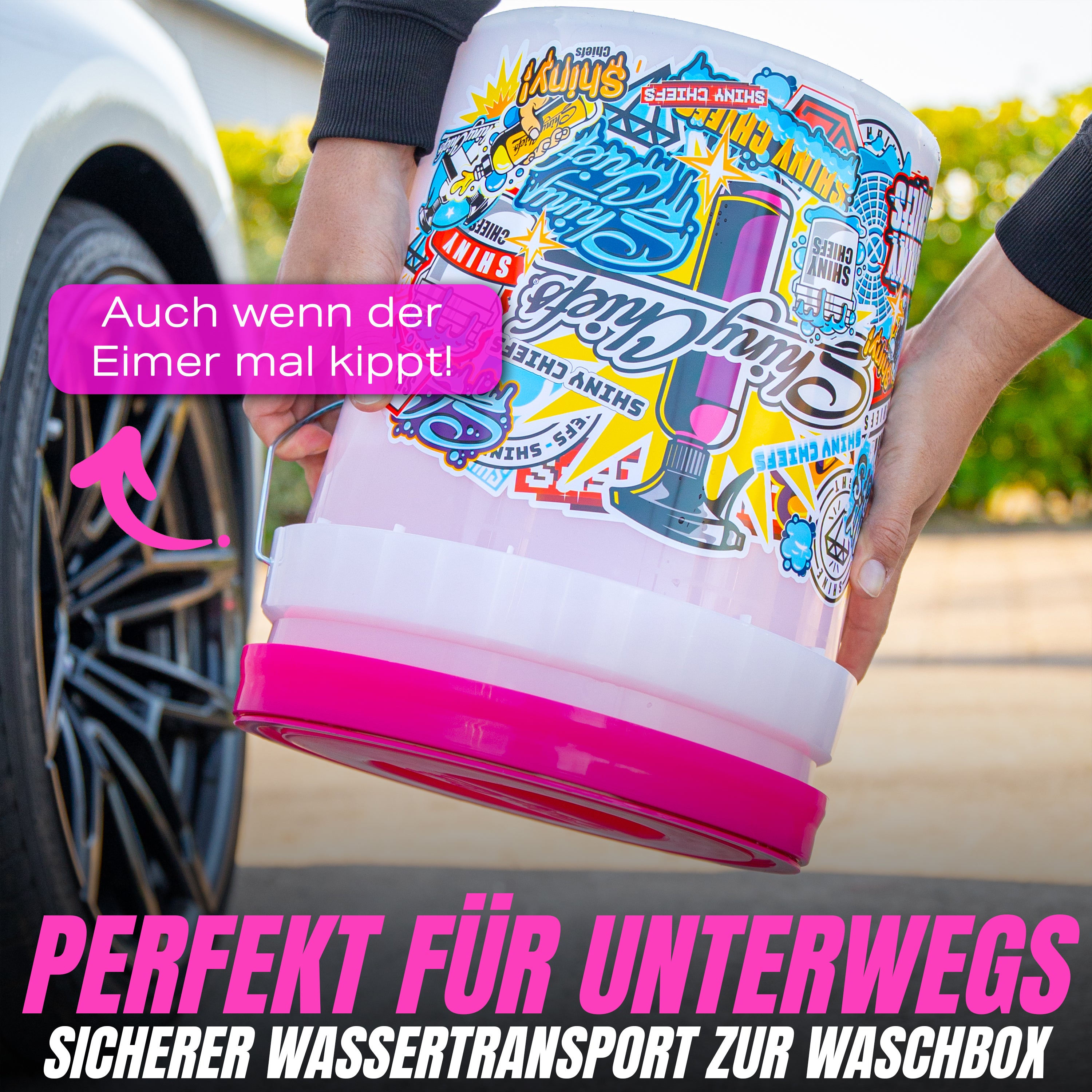 SCREW LID - SCHRAUBDECKEL - PINK