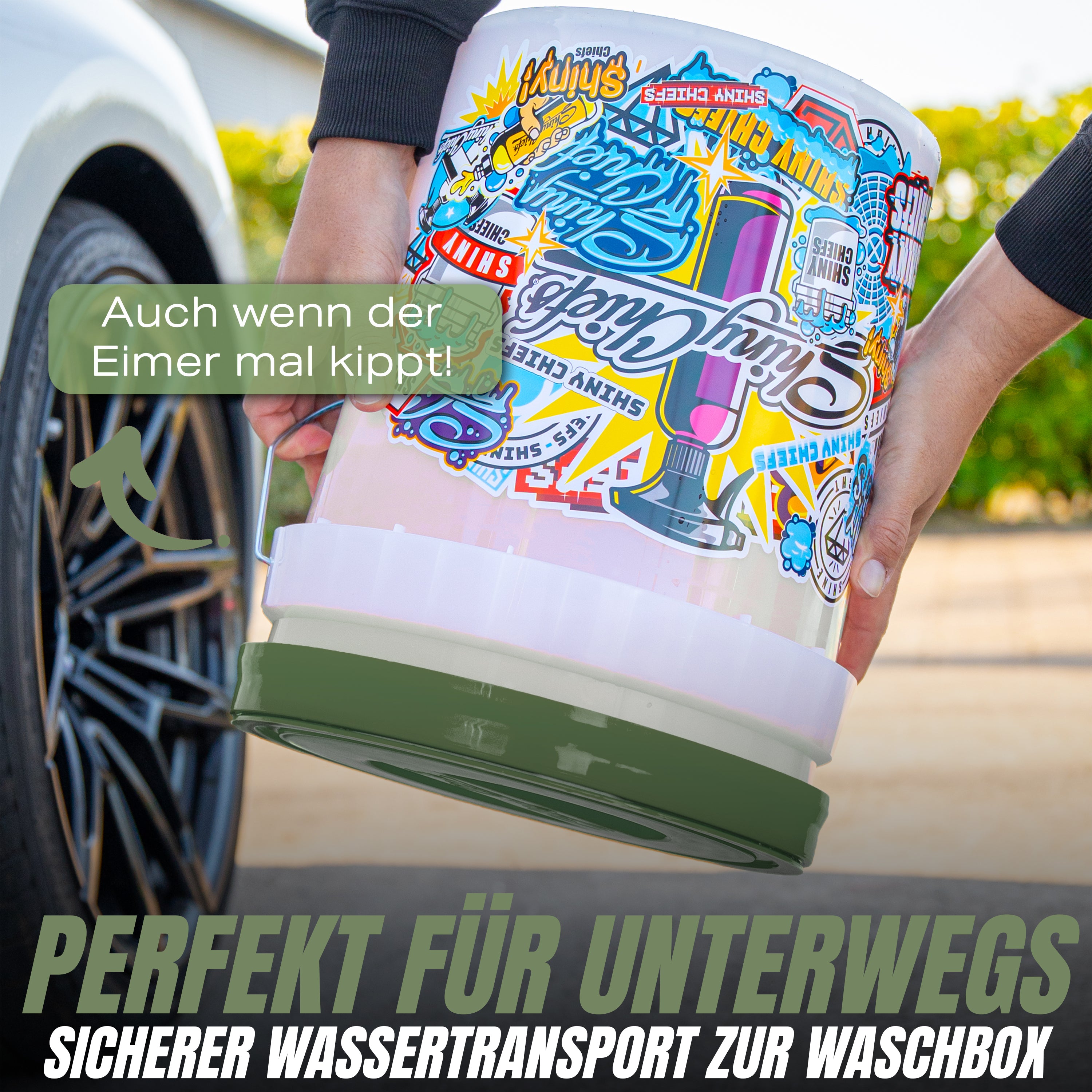 SCREW LID - SCHRAUBDECKEL - ARMY GREEN