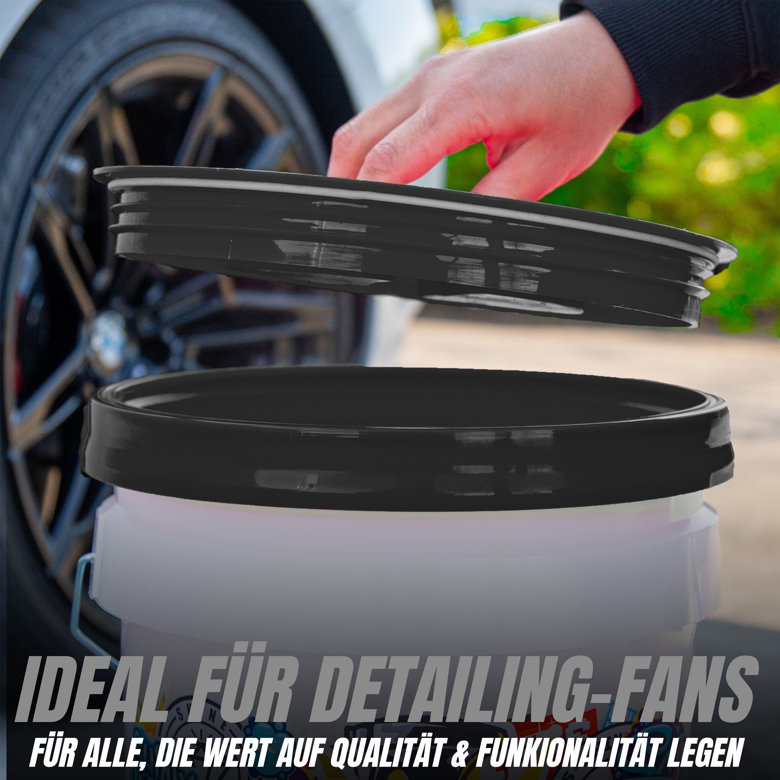 SCREW LID - SCHRAUBDECKEL - SCHWARZ