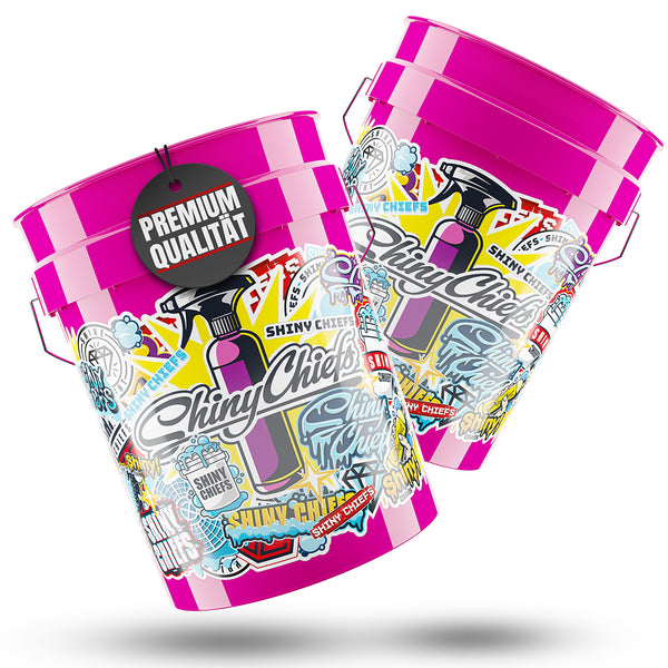 2x WIADRO DO PRANIA PINK GLOSS - 20L
