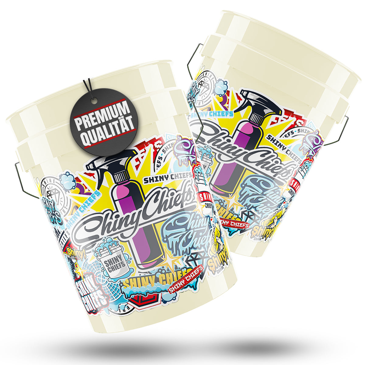 2x WASCHEIMER PERL WEISS - 20L
