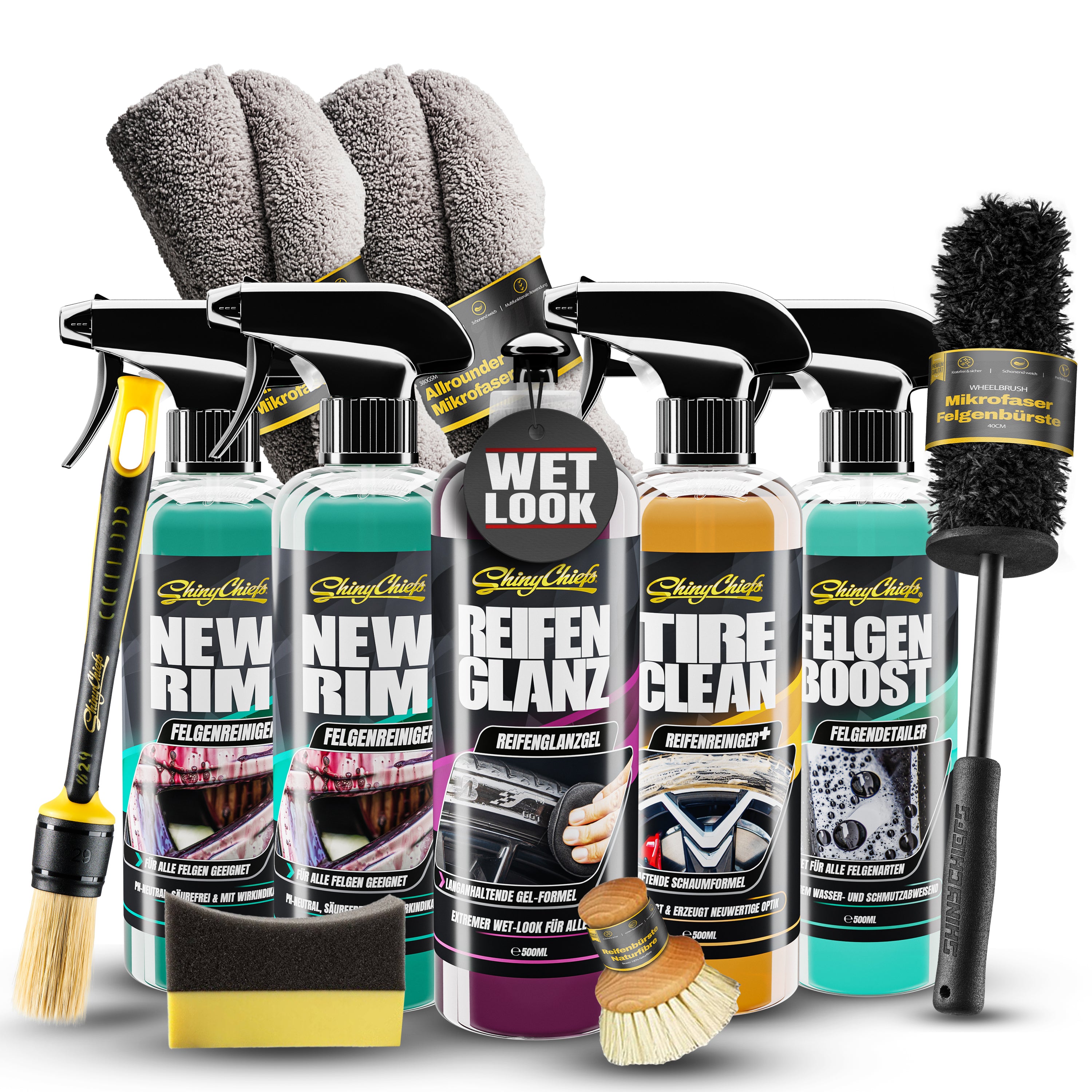 Felgen- & Reifenpflege-Kit