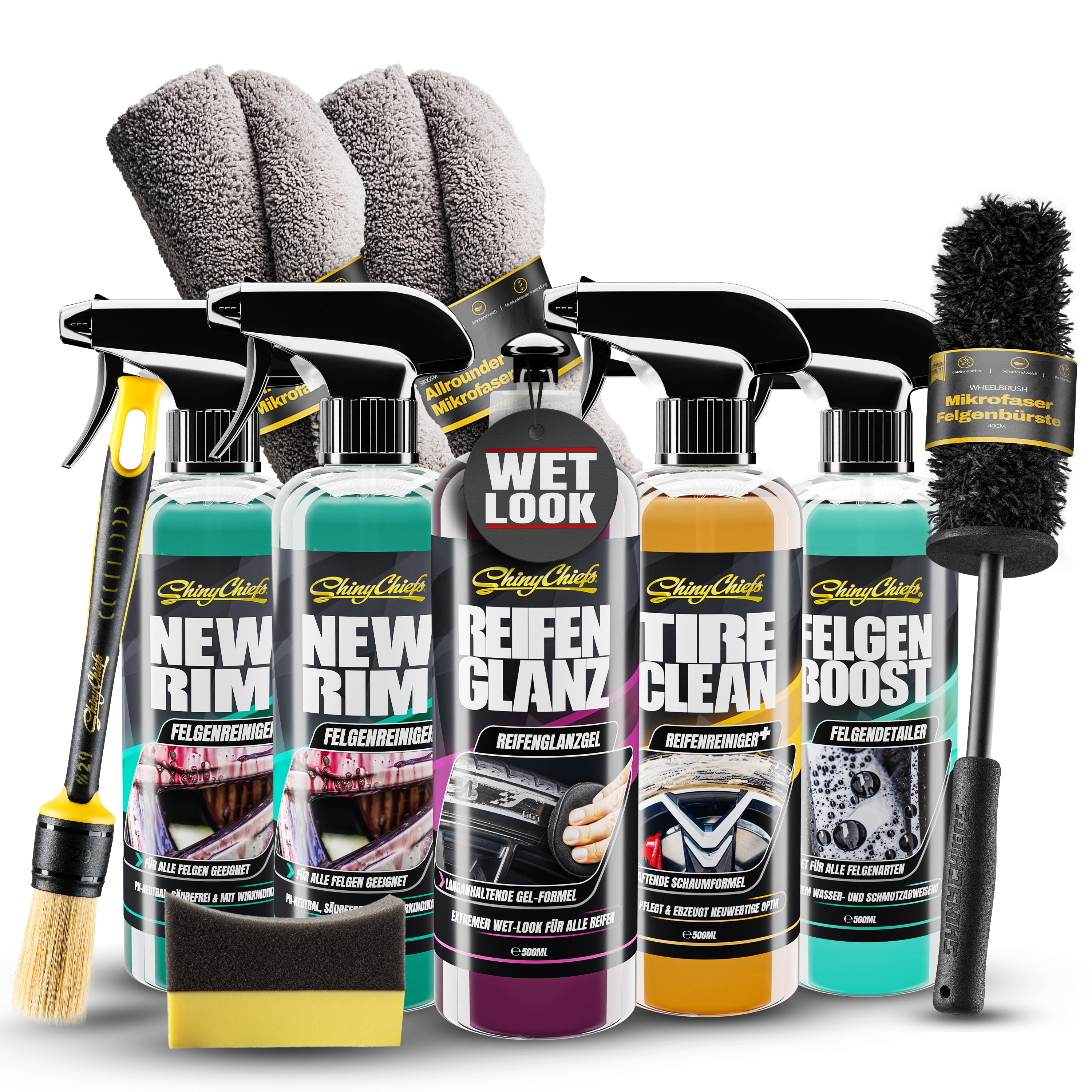 Felgen- & Reifenpflege-Kit