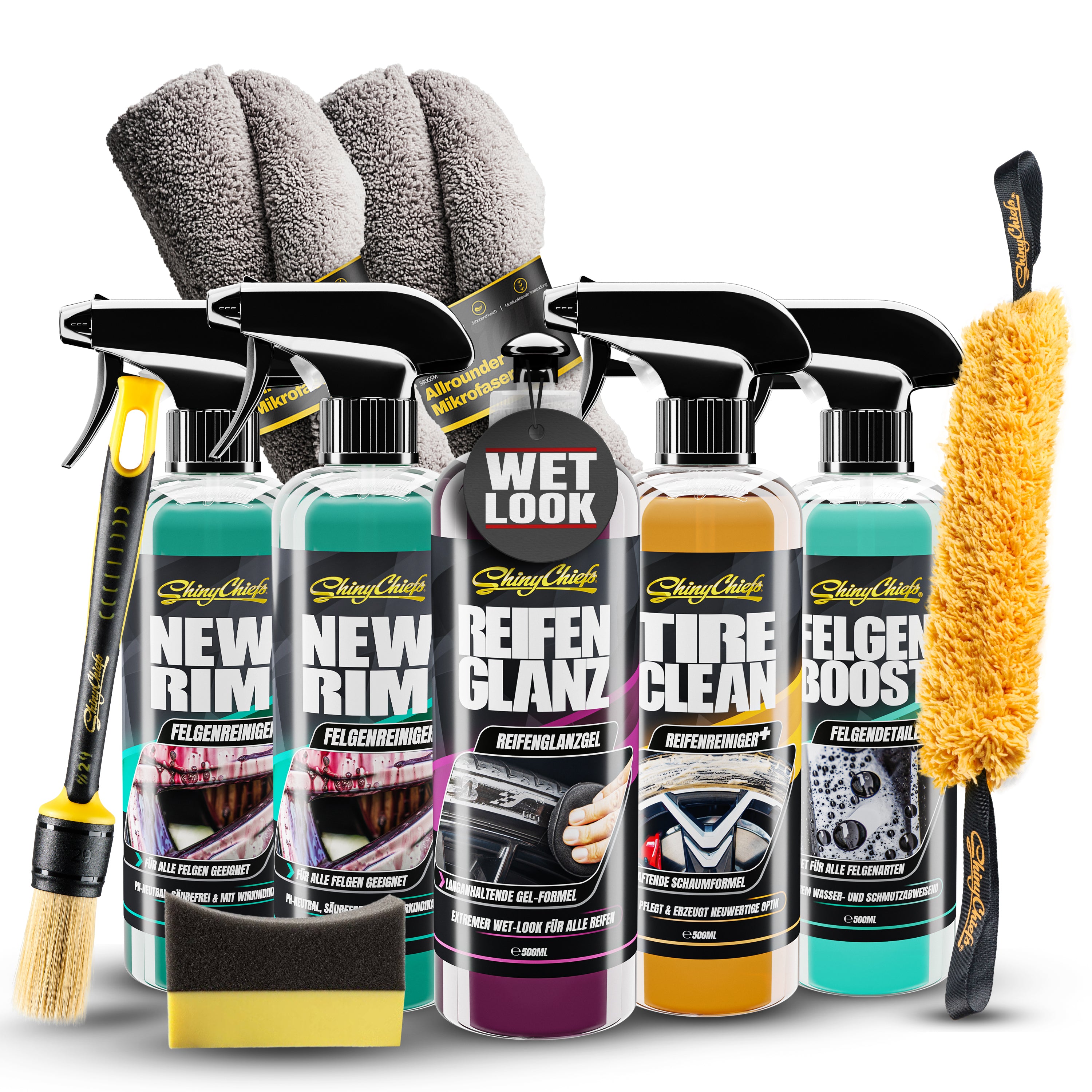Felgen- & Reifenpflege-Kit