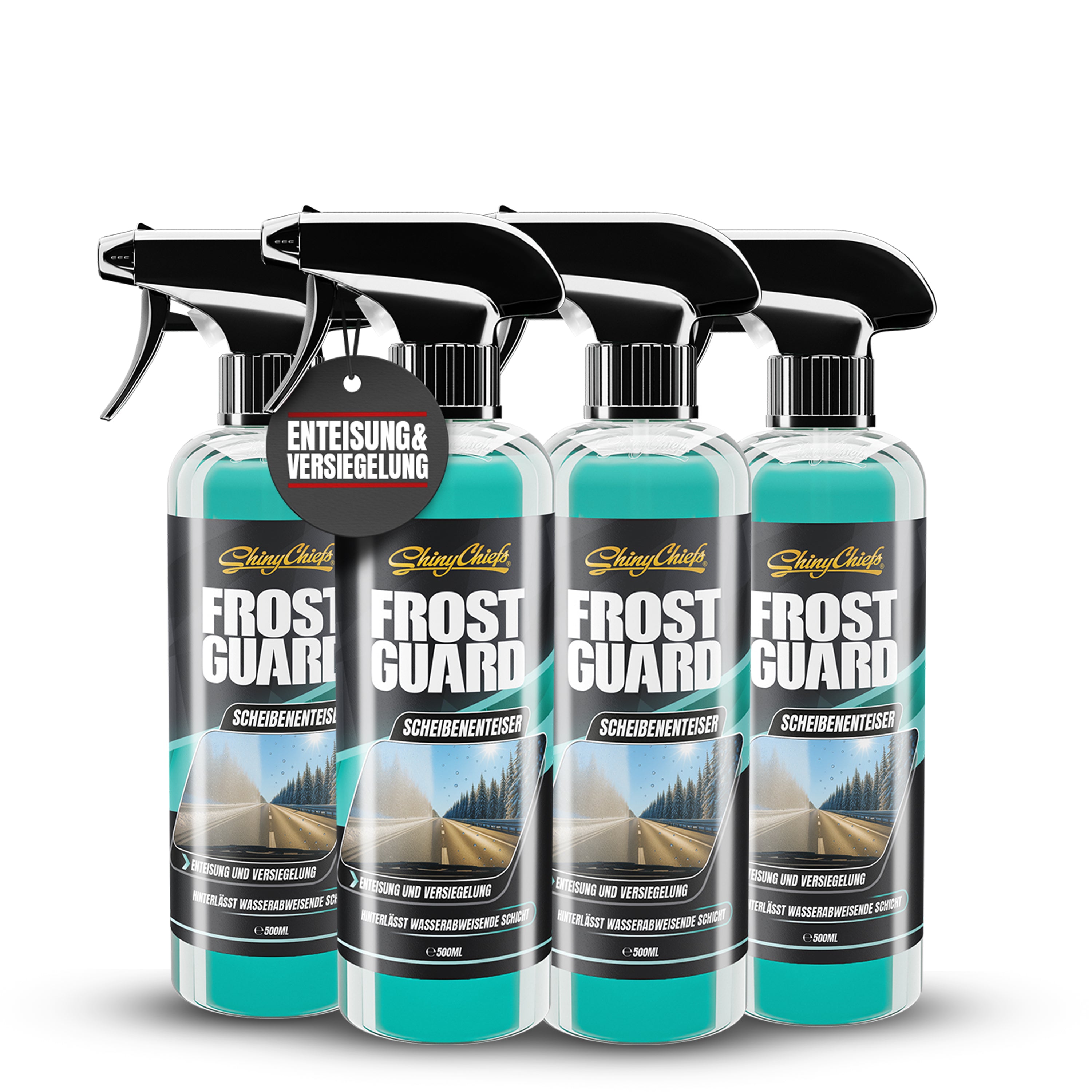 FROST GUARD - SCHEIBENENTEISER + VERSIEGELUNG (4x500ml)