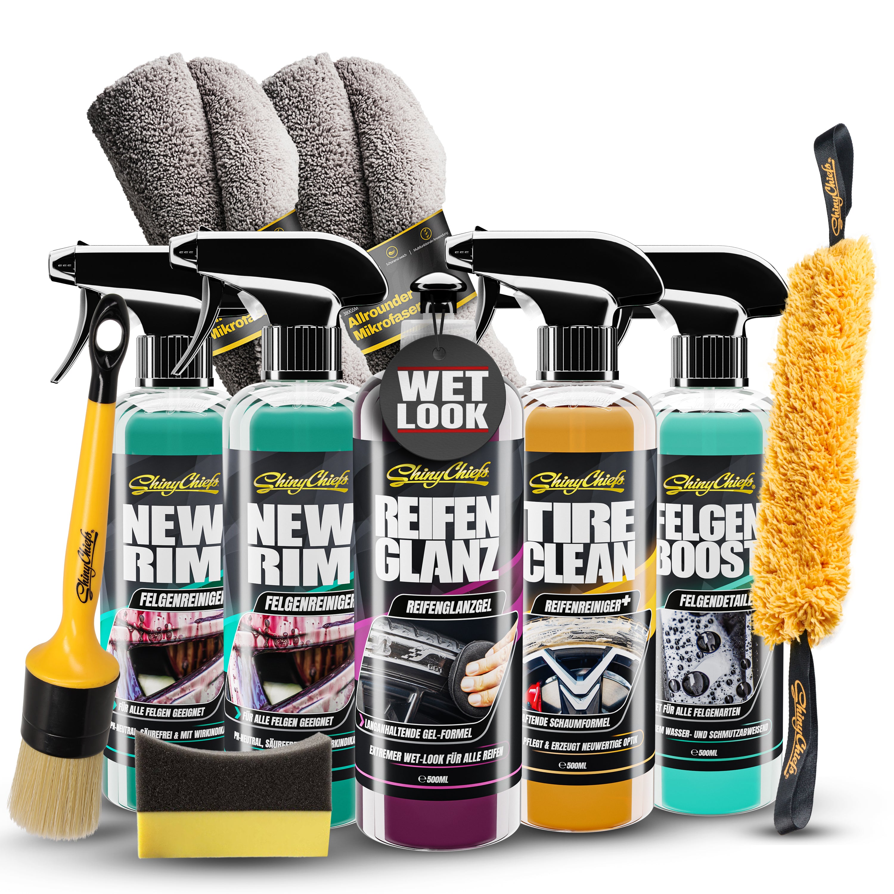 Felgen- & Reifenpflege-Kit