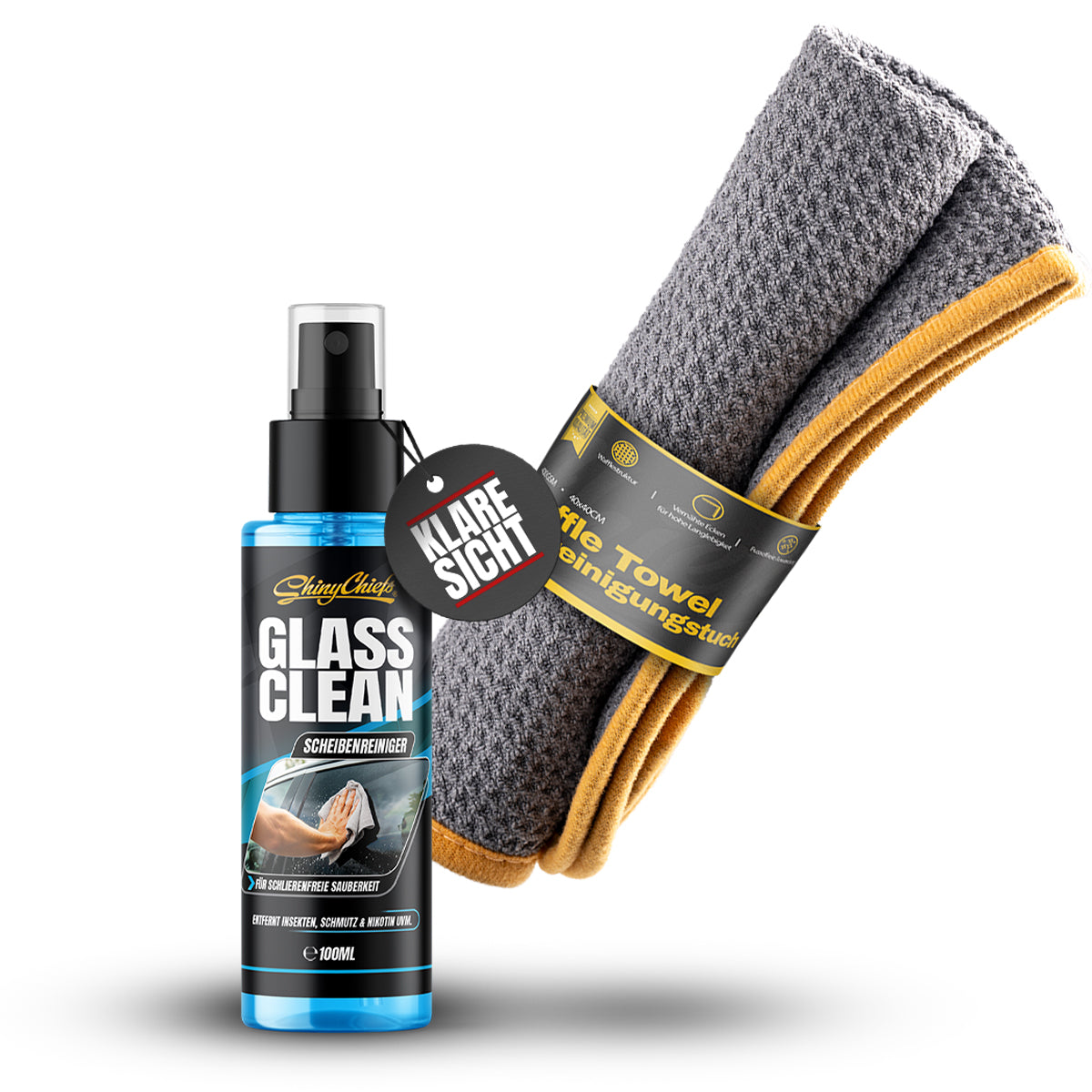 GLASS CLEAN - GLASREINIGER 100ml Set