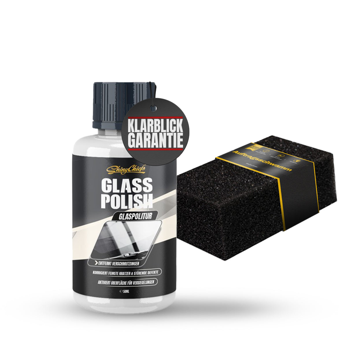 GLASS POLISH - GLASPOLITUR 50ml SET