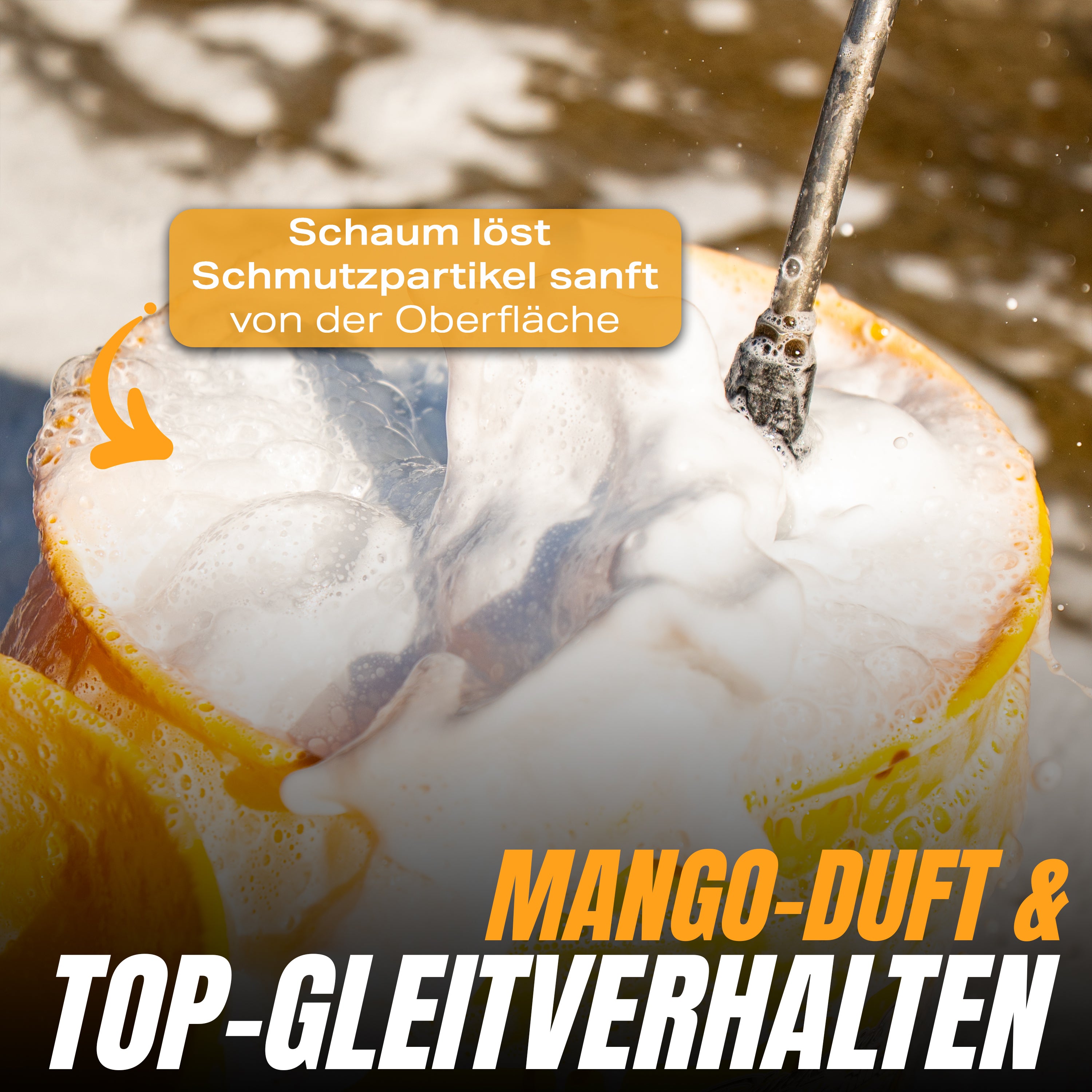 GLOSSWASH SHAMPOO MANGO - WASH & WAX 500ml